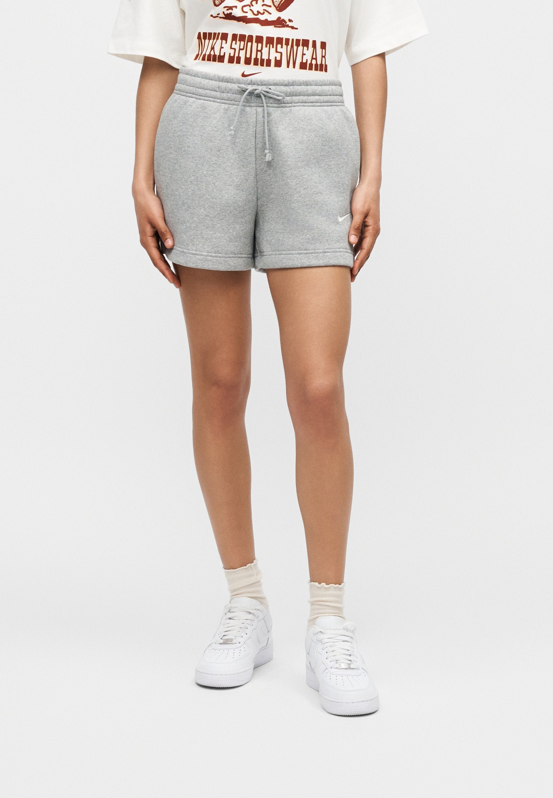 Shorts - gris foncé chiné/voile