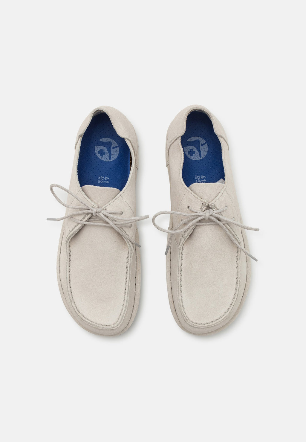 UTTI LACE NARROW UNISEX - Casual lace-ups - antique white