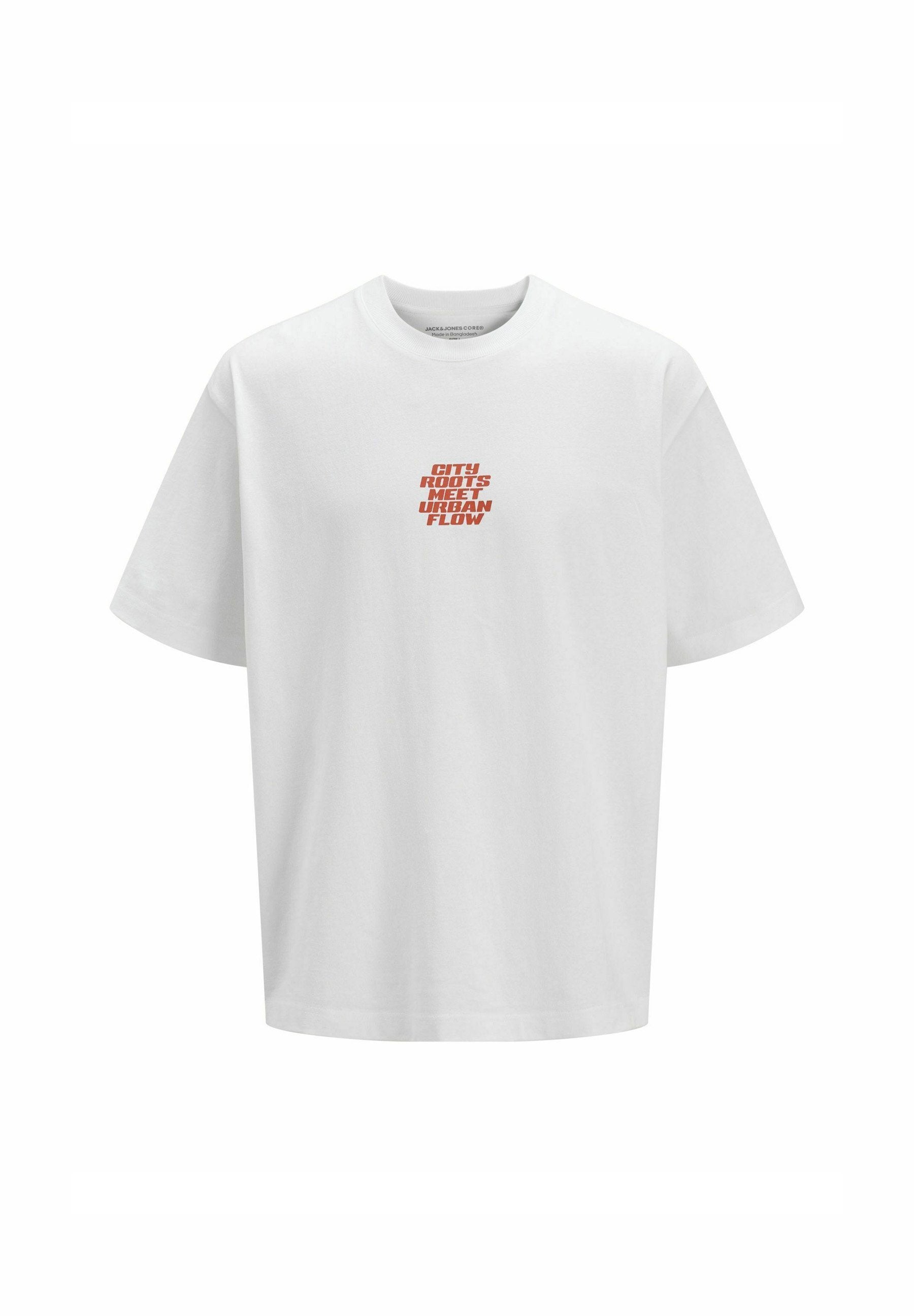 Backprintet - Print T-shirt - bright white