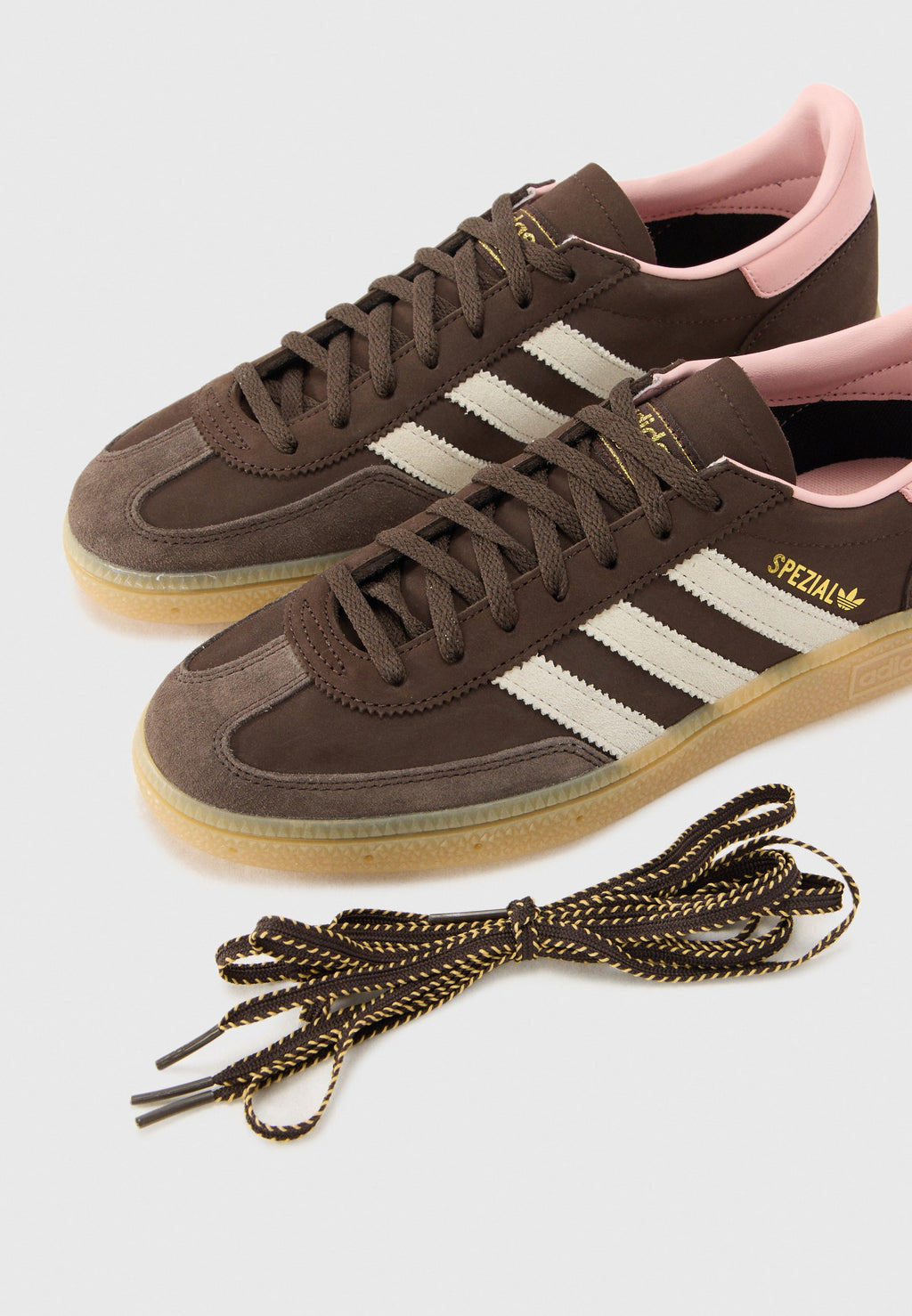 HANDBALL SPEZIAL UNISEX - Baskets basses - dark brown/alumina/wonder mauve