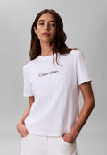 CLASSIC STANDARD LOGO TEE - Print T-shirt - bright white
