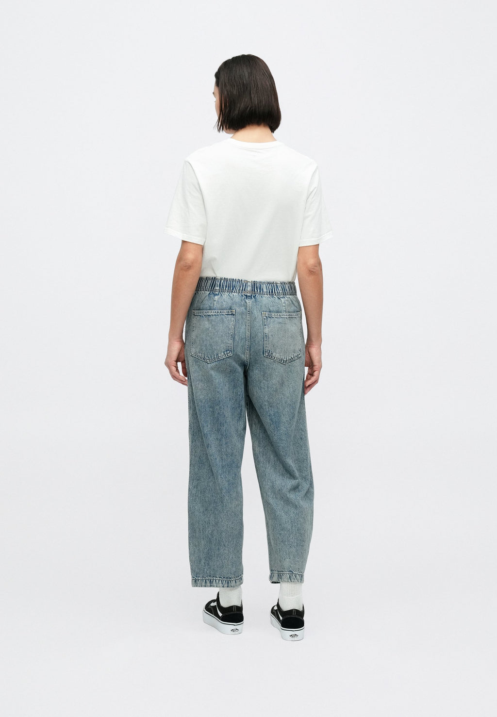 PULL ON BARREL LUNAR - Relaxed fit jeans - blue denim