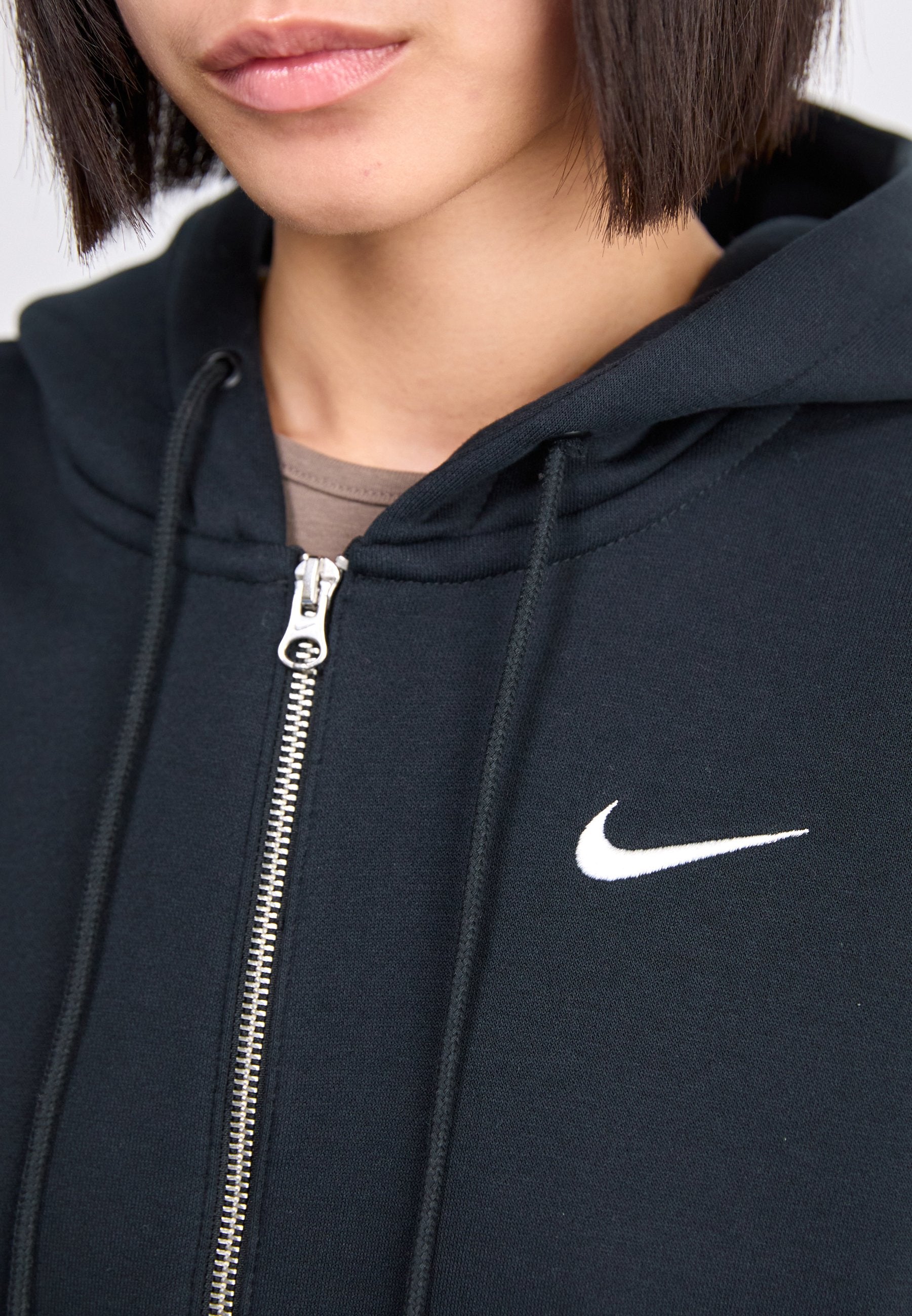 Zip-up sweatshirt - black