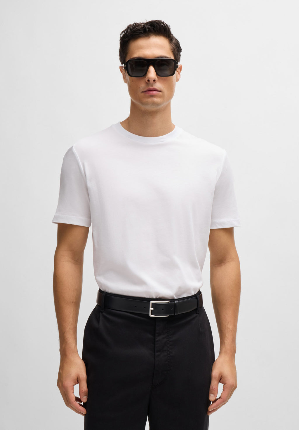 THOMPSON - Basic T-shirt - white