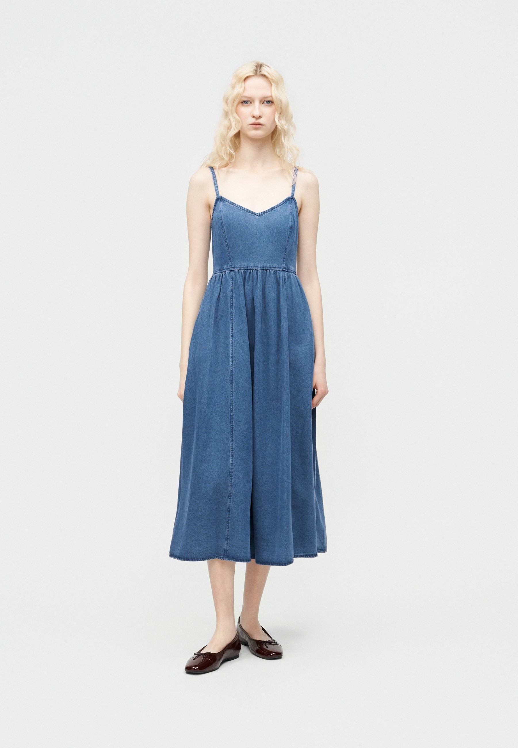 CELEBRATION DRESS - Maxi dress - medium wash