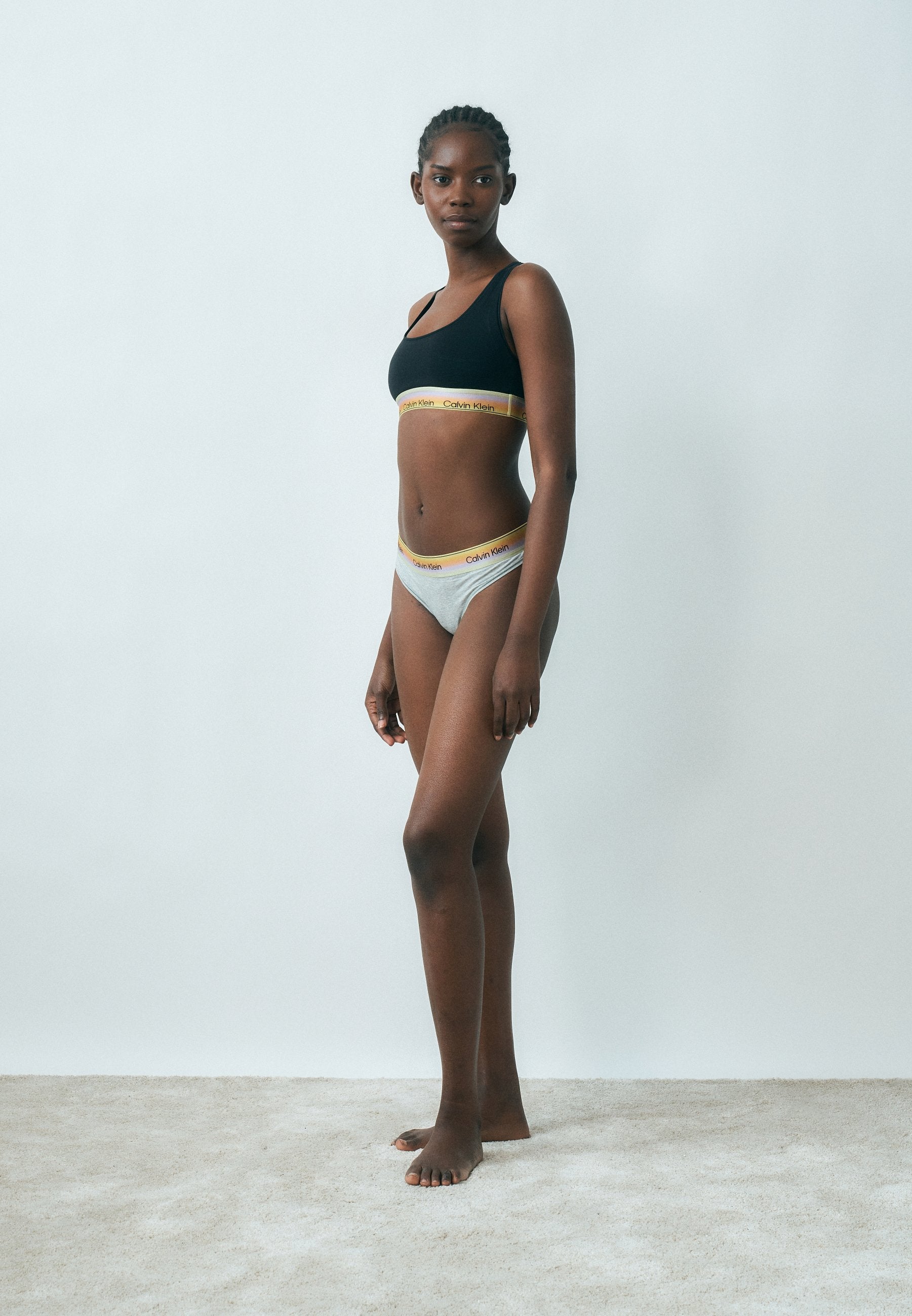 PRIDE - Thong - grey heather