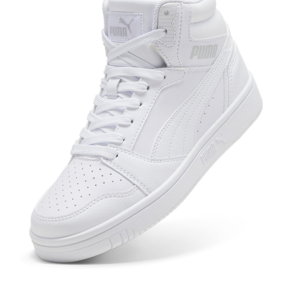 REBOUND V6 MID JR  - High-top trainers - puma white-cool light gray