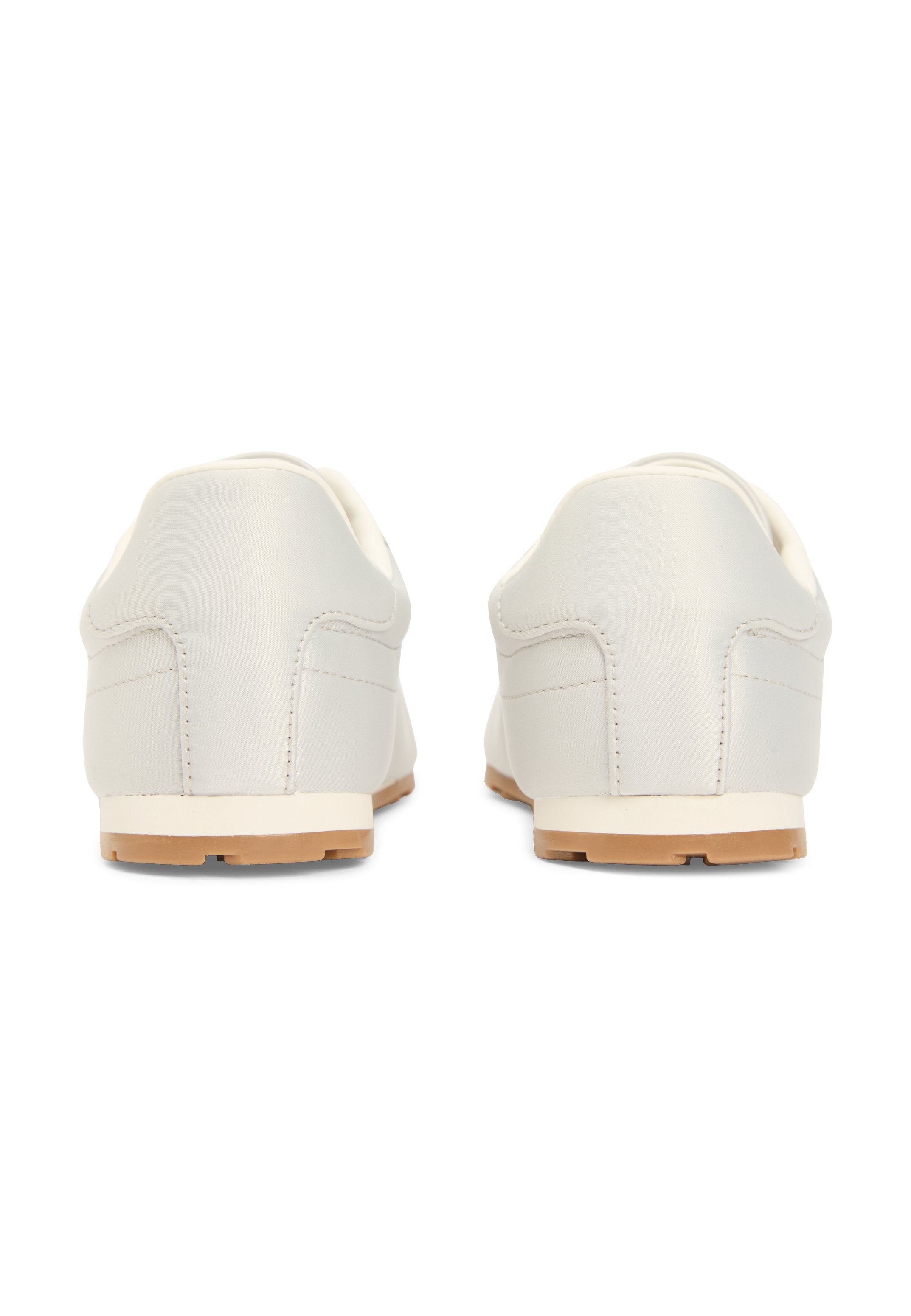 TH MONOGRAM SATIN TRAINERS - Trainers - grey whisper