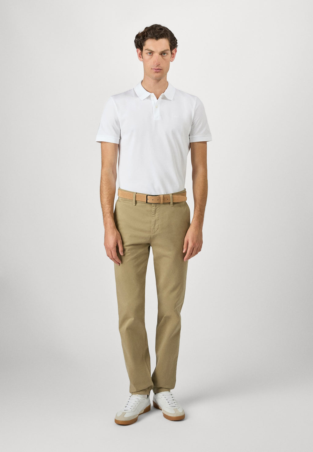 CHINO TAPERED - Chinos - light pastel brown