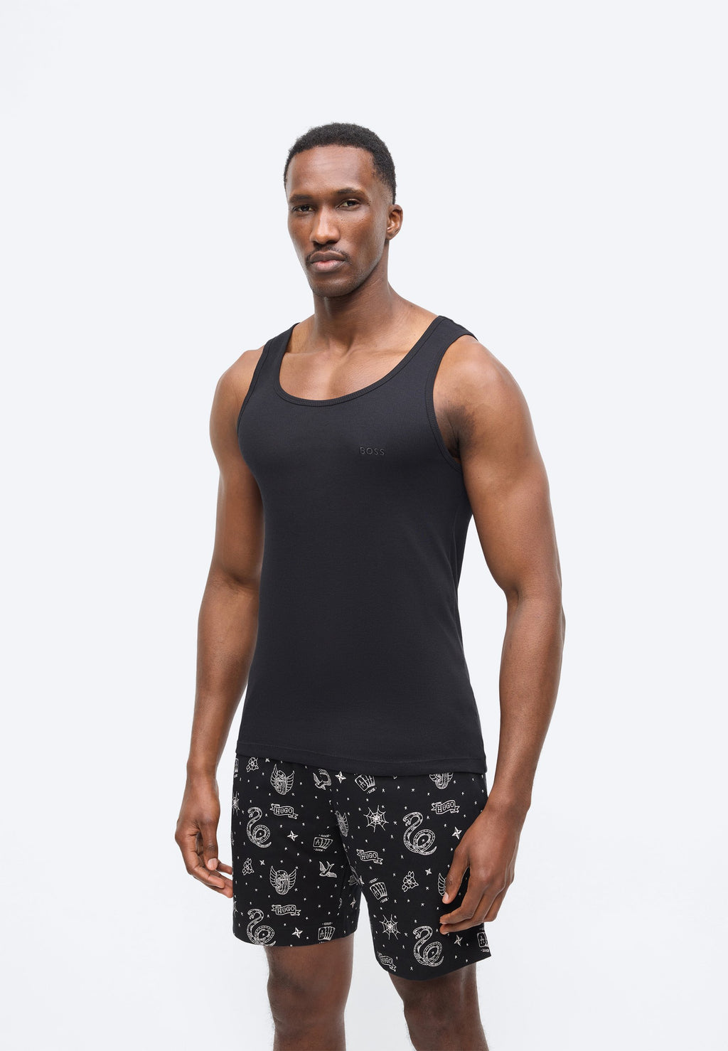 3 PACK - Undershirt - black/grey/white