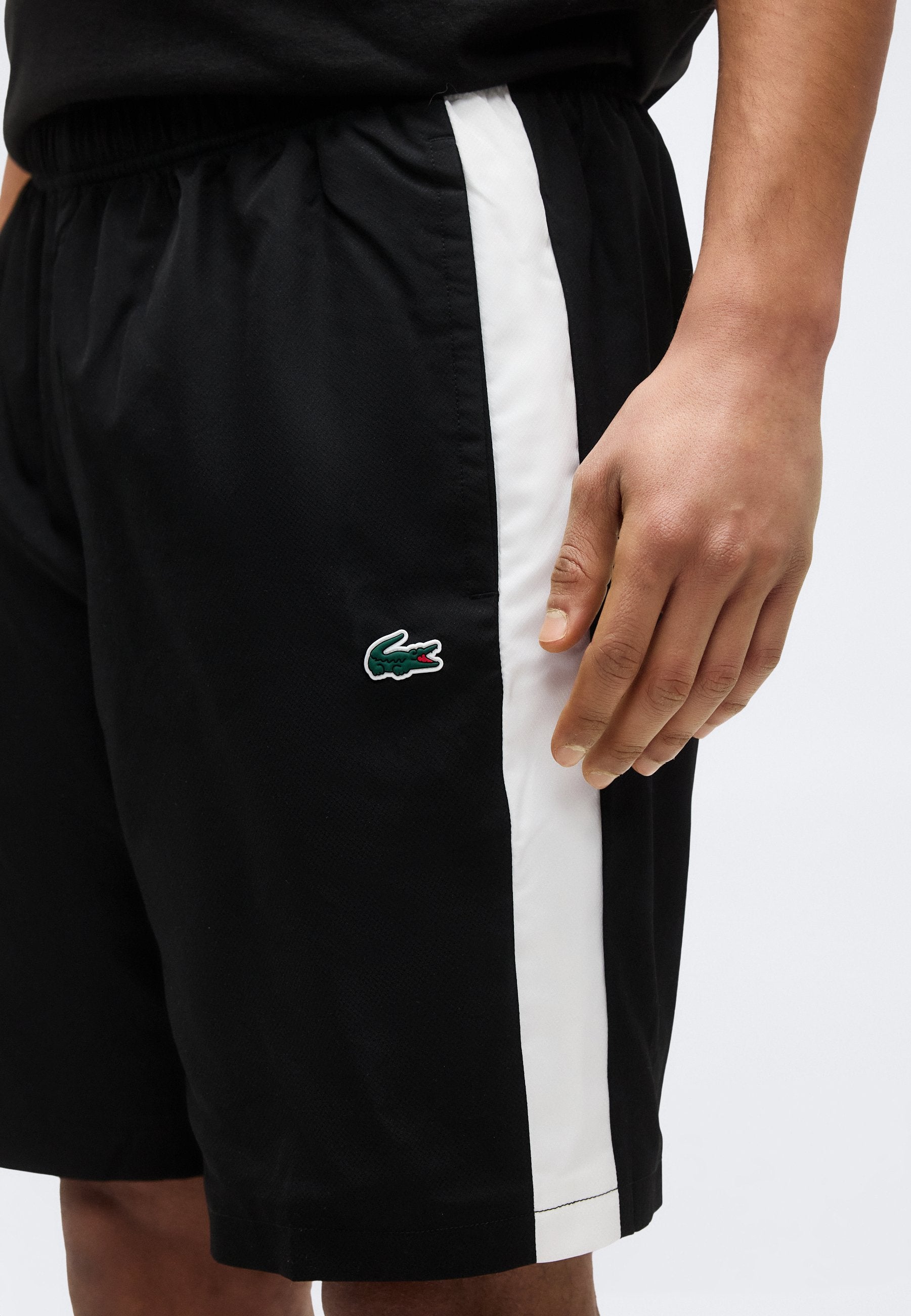 TENNIS SHORT - Sports shorts - black/white