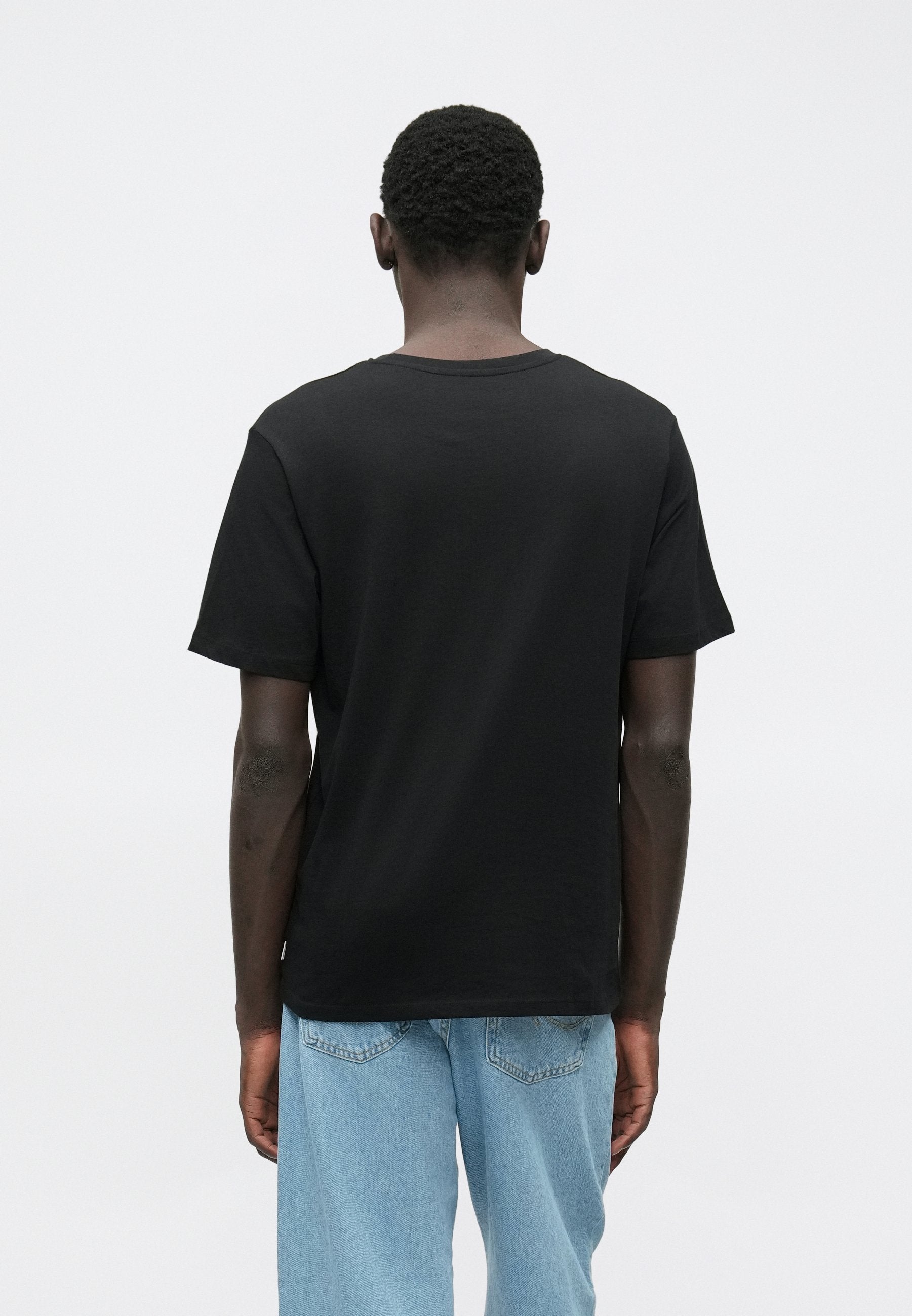 JJEORGANIC BASIC TEE O NECK 5 PACK - Basic T-shirt - black