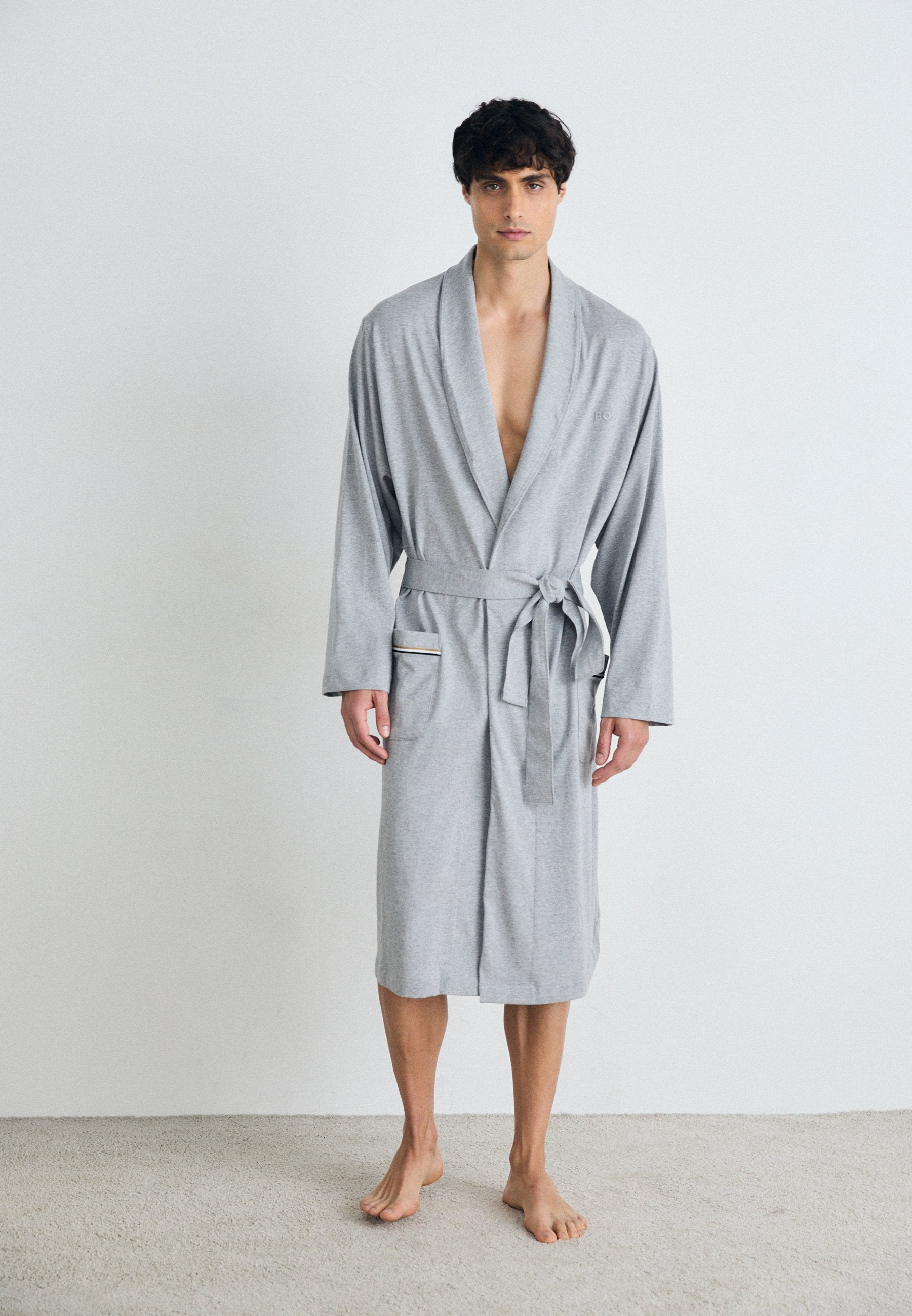 Dressing gown - medium grey