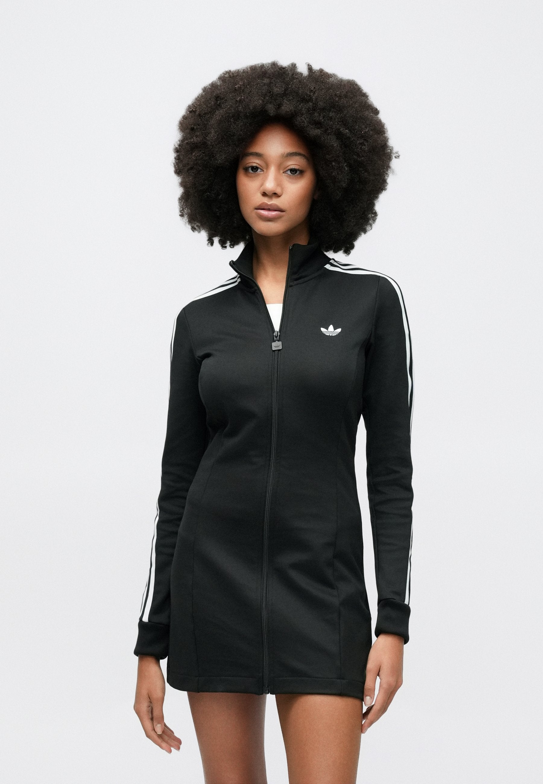 ROBE - Robe de jour - noir/blanc cassé