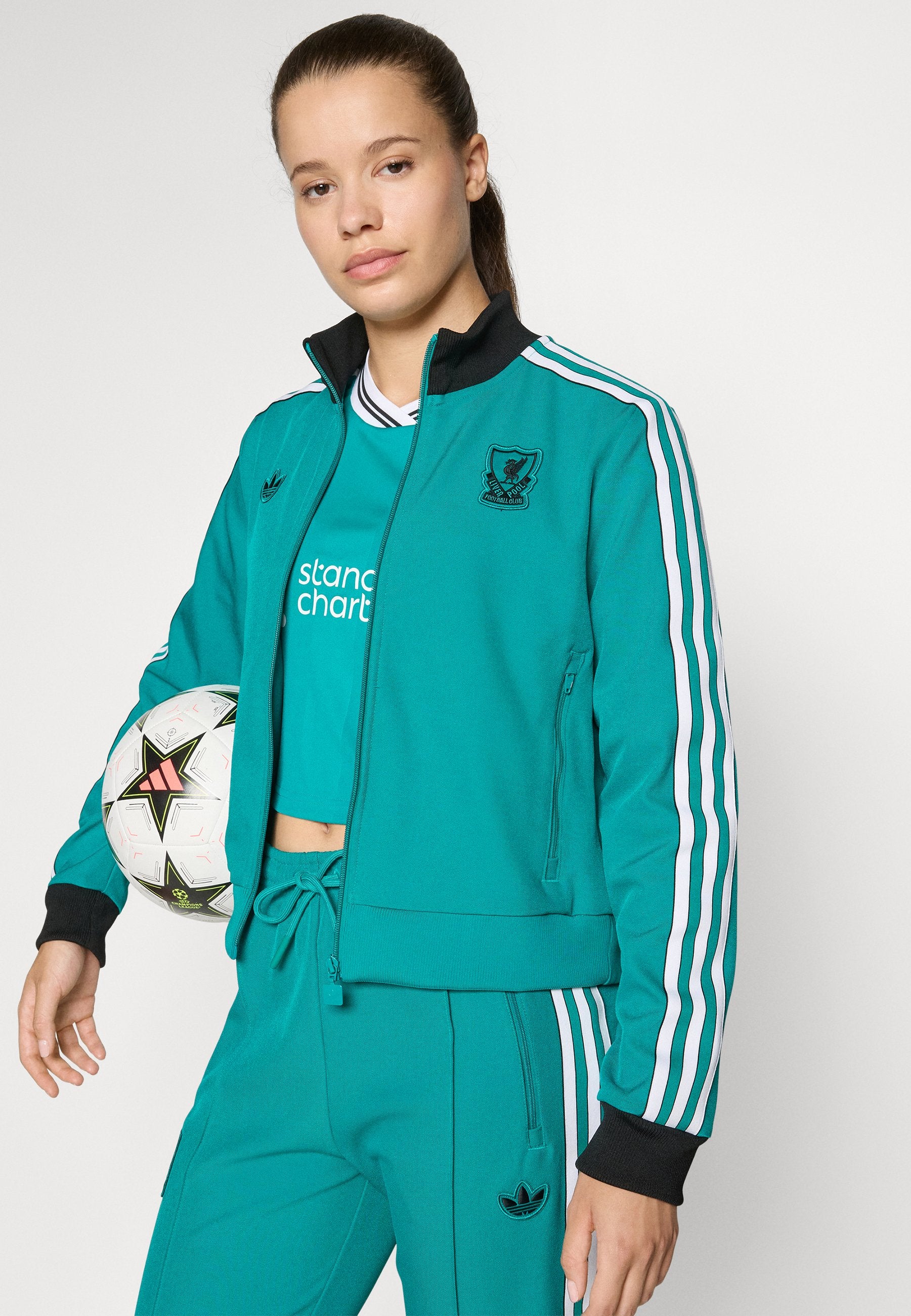 LIVERPOOL FC TRACK TOP - Club wear - sea green