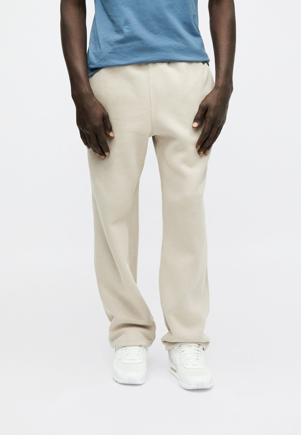 CLUB - Tracksuit bottoms - cream