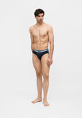 SHINY LOGOBAND 3 PACK - Briefs - blue