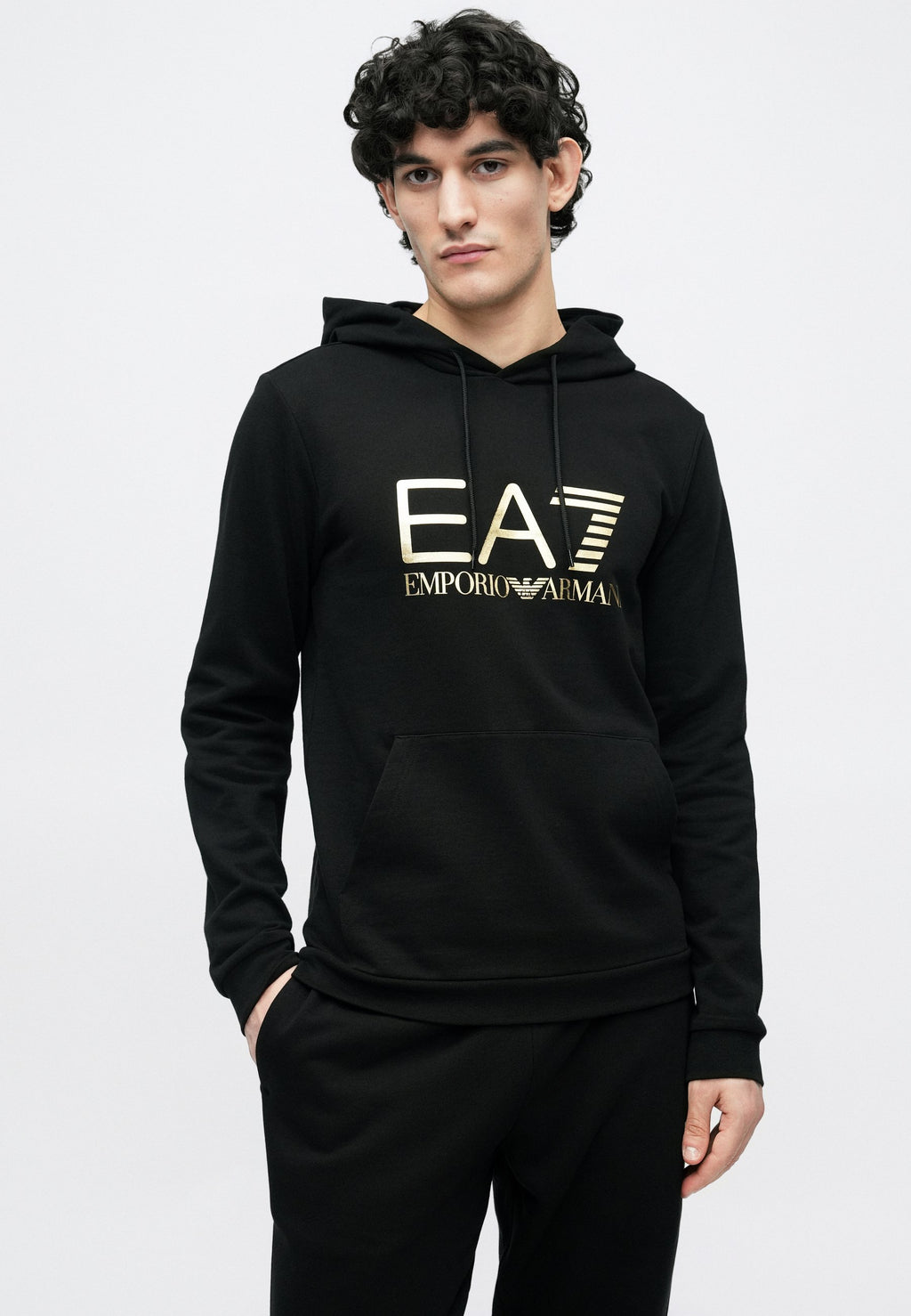 TRAIN CORE BIG LOGO UNISEX - Hoodie - black