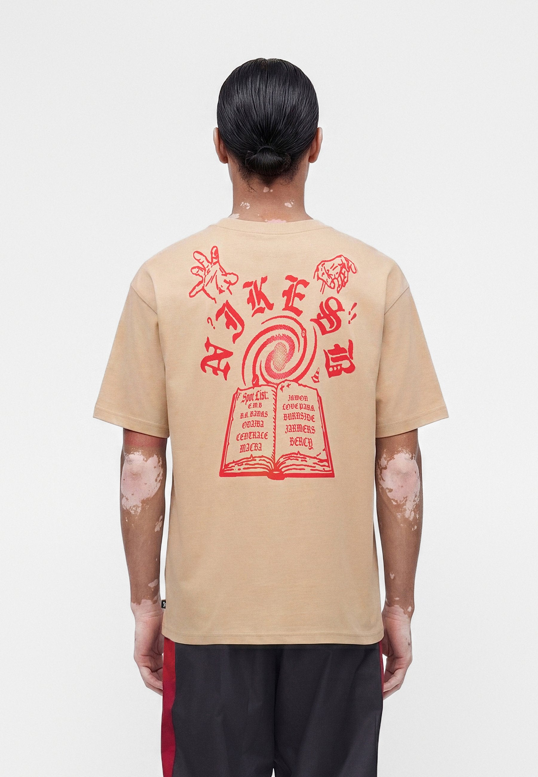 TEE SKATE SPOTS UNISEX - Print T-shirt - beige