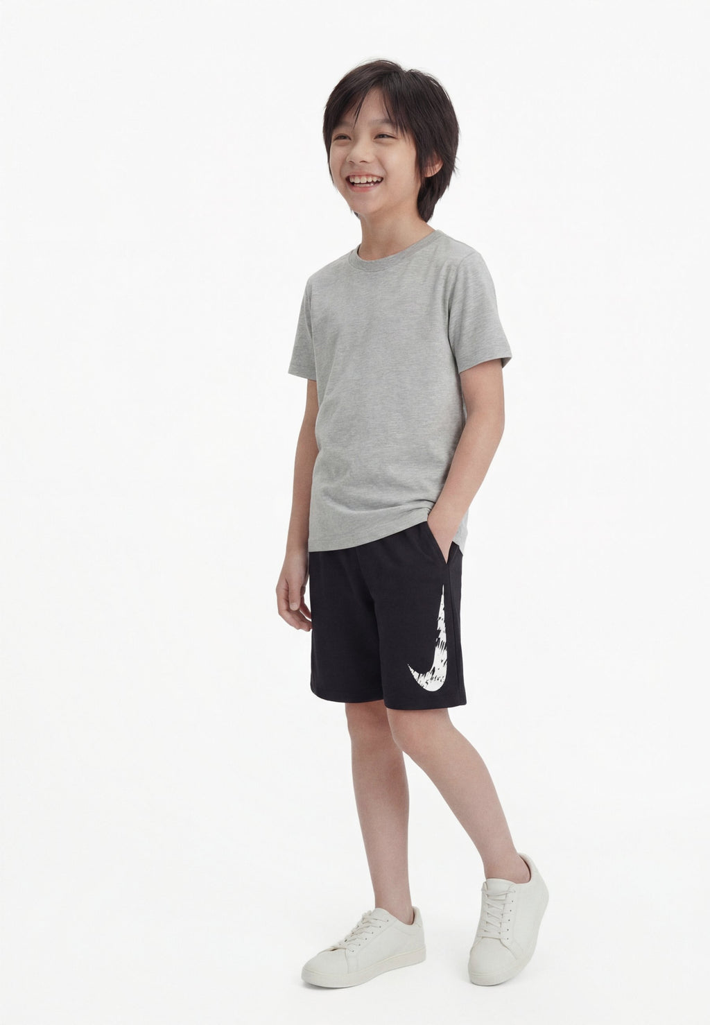 TROPHY UNISEX - Sports shorts - black/white