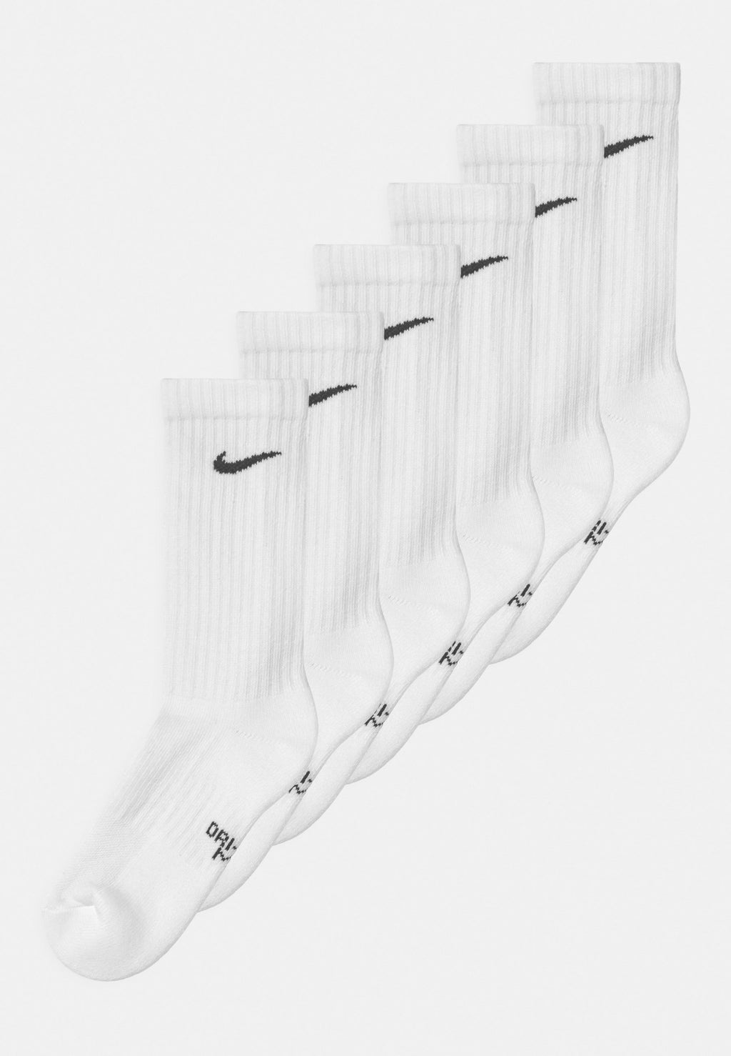 PERFORMANCE CUSHIONED CREW TRAINING 6 PACK UNISEX - Socks - white/black