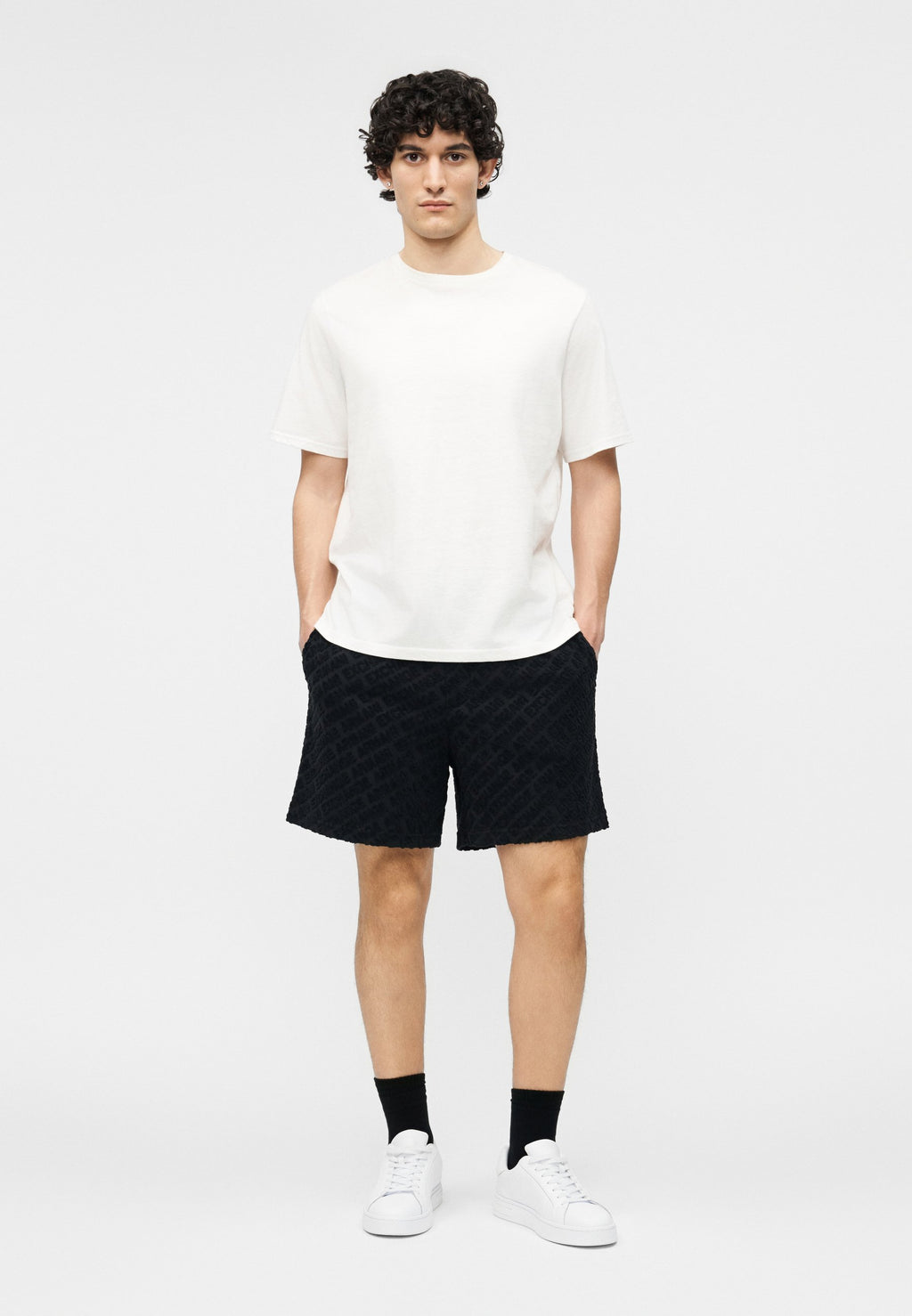LOGO  - Shorts - deep navy