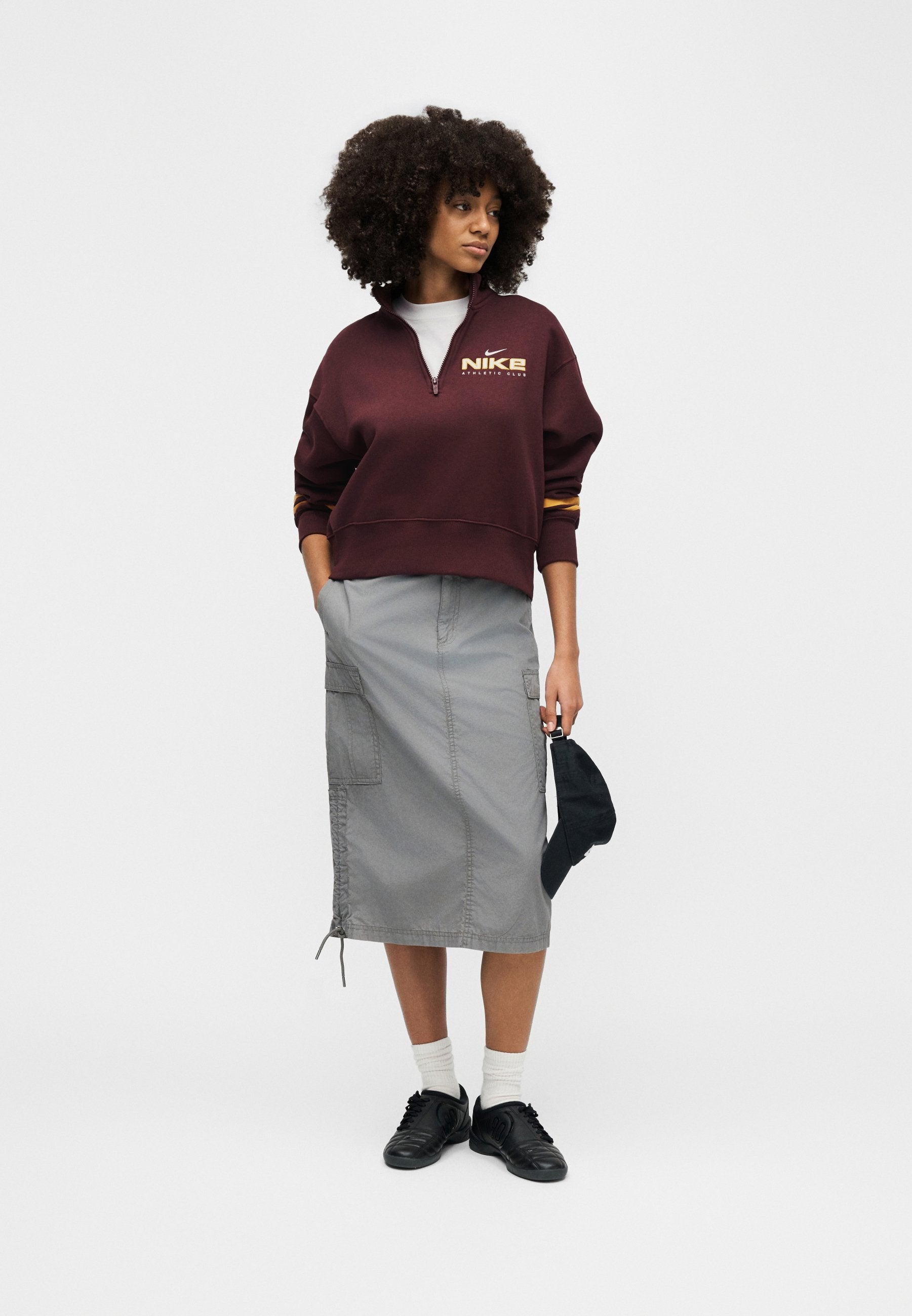 Sweatshirt - bordo ezme