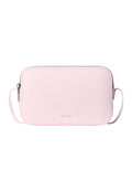 FOIL LOGO ELONGATED CAMERA BAG - Cross body bag - cradle pink