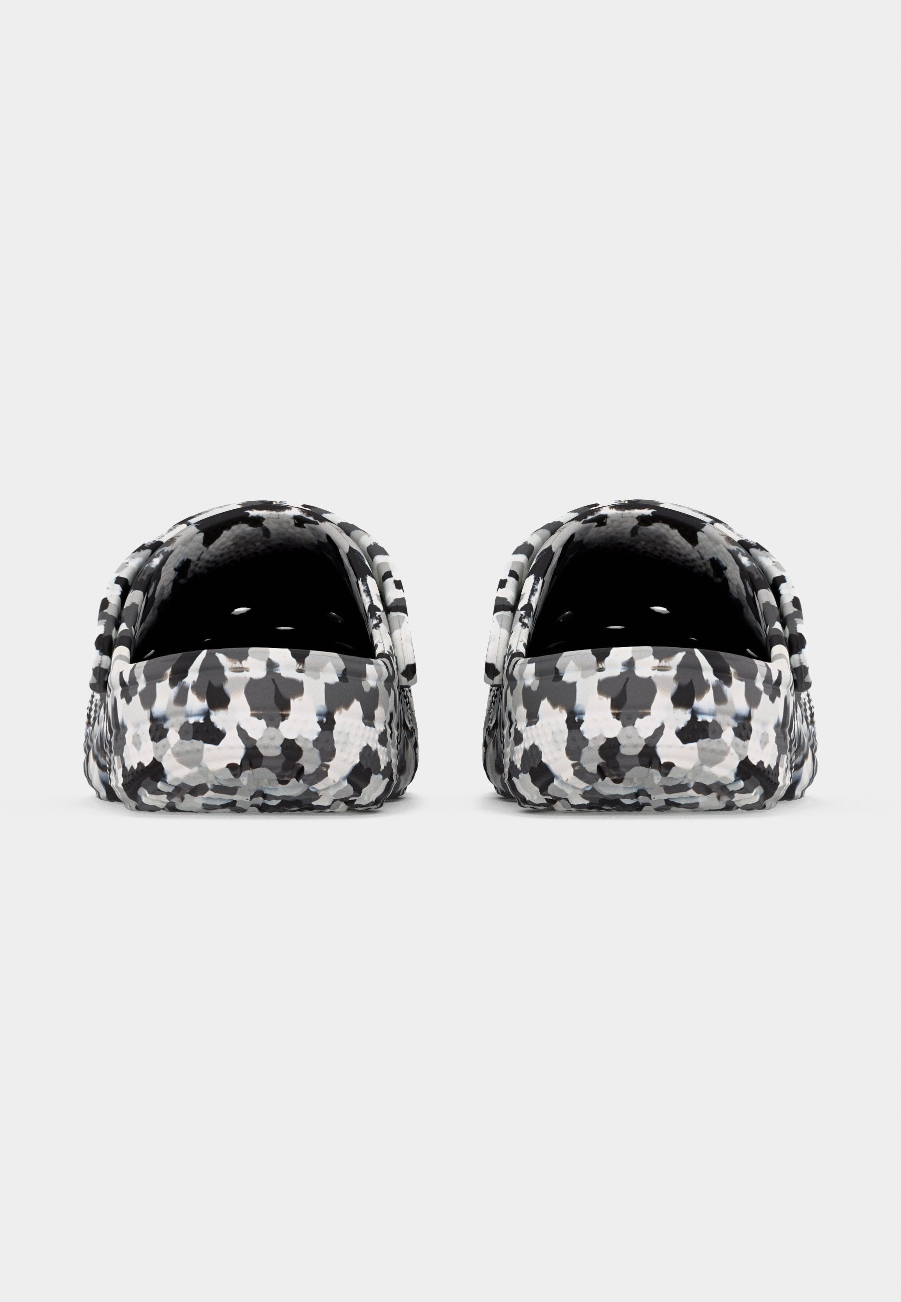 CLASSIC CONFETTI UNISEX - Mules - black/white