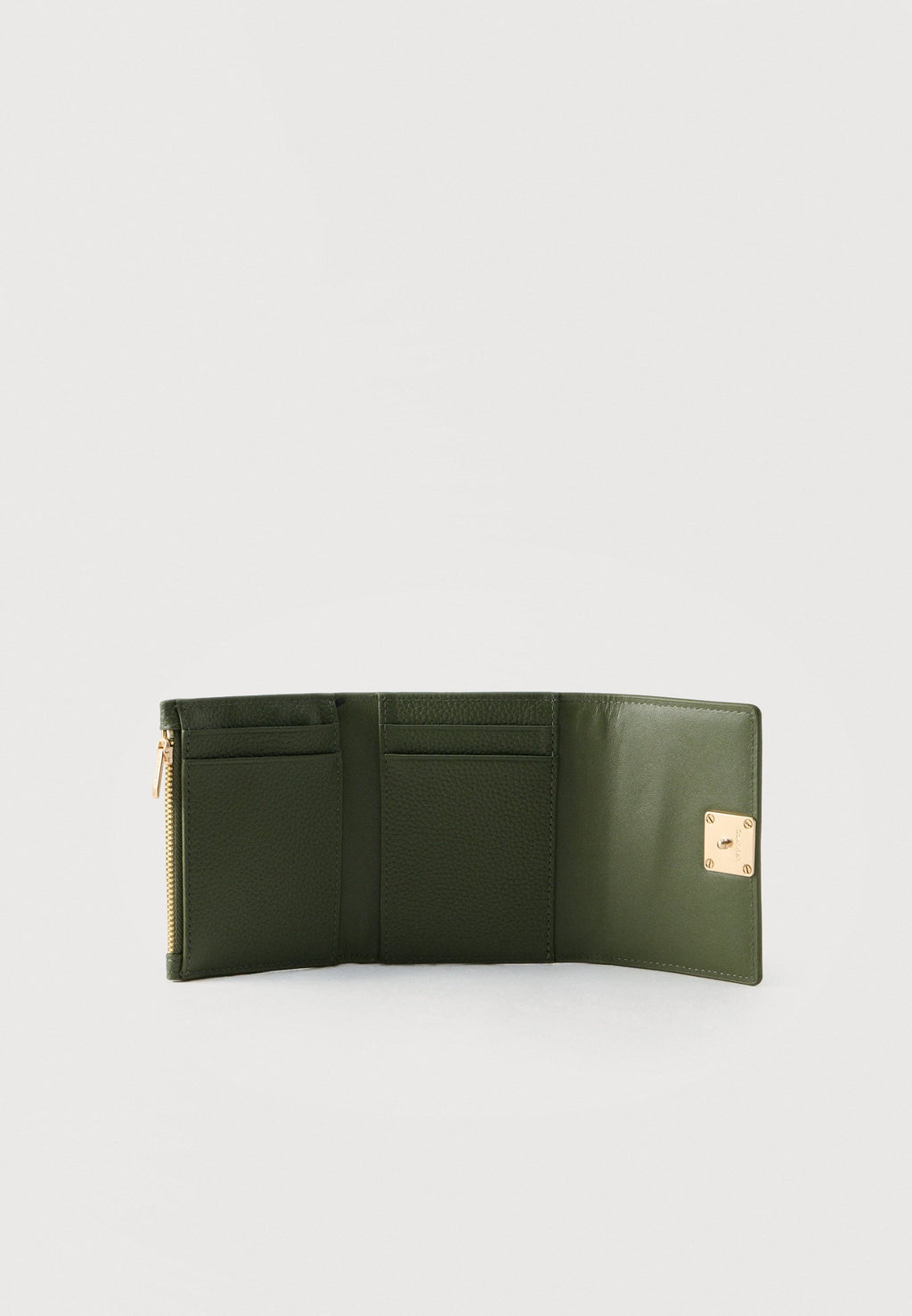 EMBLEM ZIP - Wallet - olive