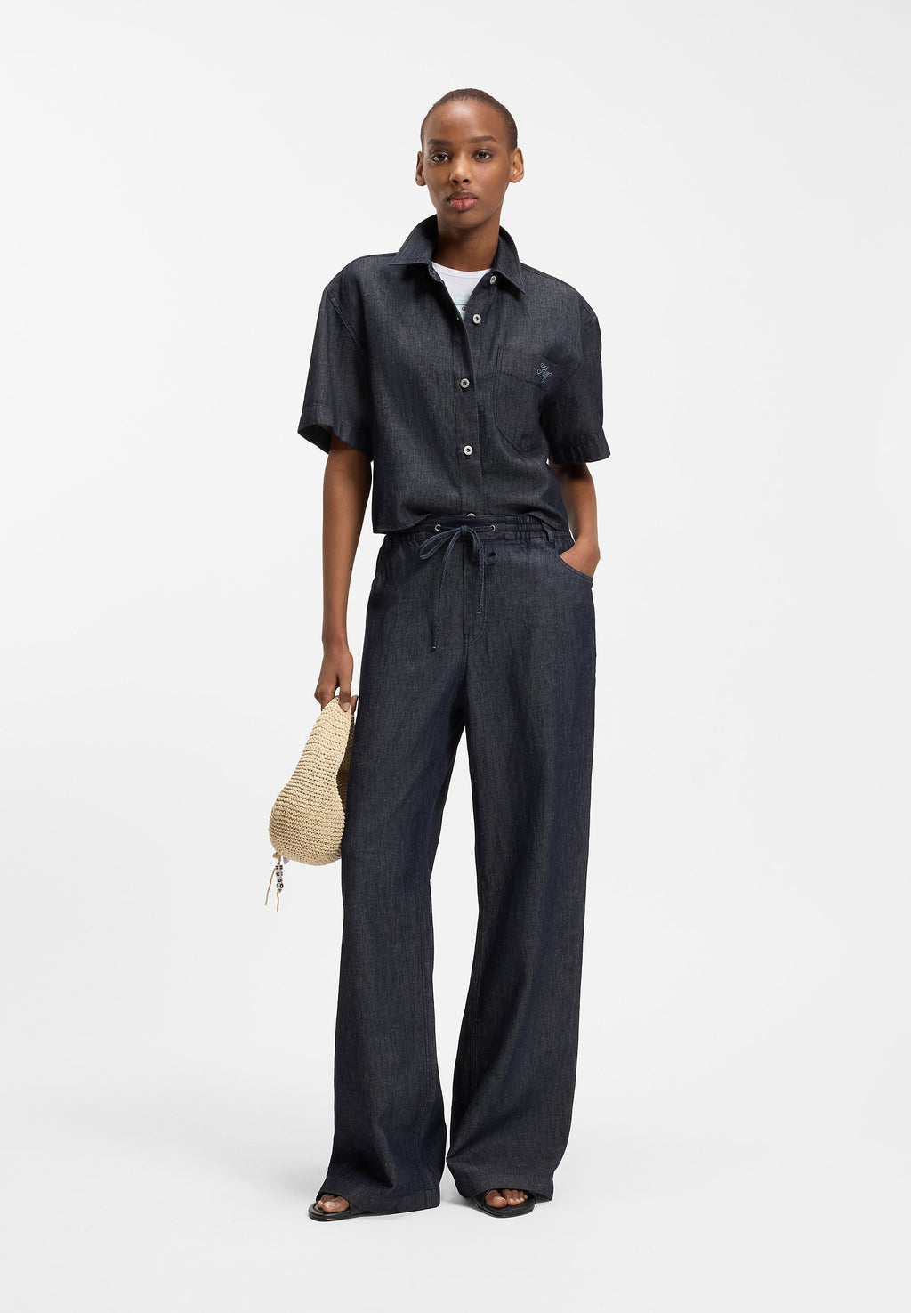 HIDONA-1_B - Wide Leg - navy