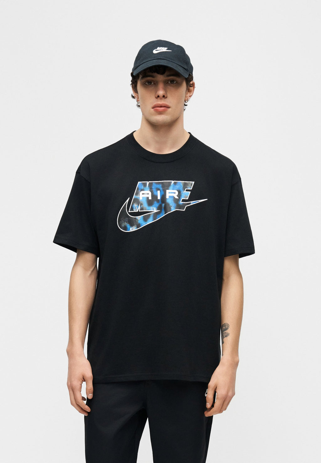 TEE AIR - Print T-shirt - black