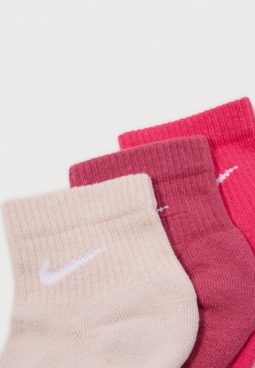 EVERYDAY PLUS CUSHIONED ANKLE 3 PACK UNISEX  - Sports socks - sweet beet/silt red/rush pink
