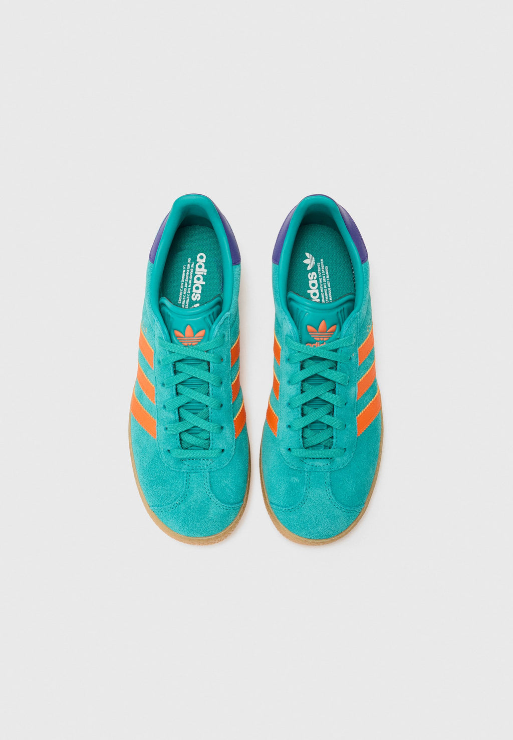 GAZELLE UNISEX - أحذية رياضية - تيل نقي/برتقالي مؤثر/أرجواني كوليجيت