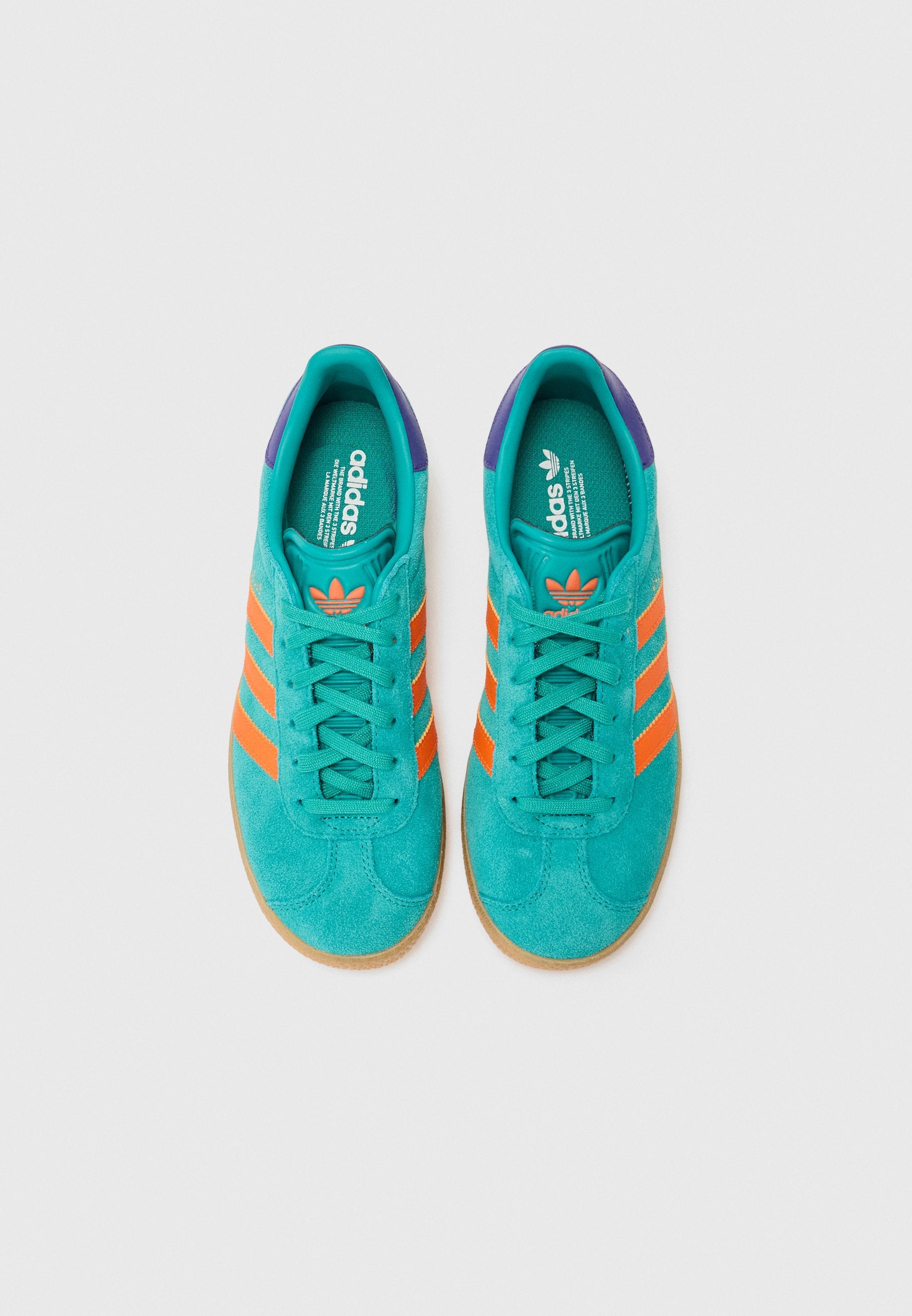 GAZELLE UNISEX - أحذية رياضية - تيل نقي/برتقالي مؤثر/أرجواني كوليجيت