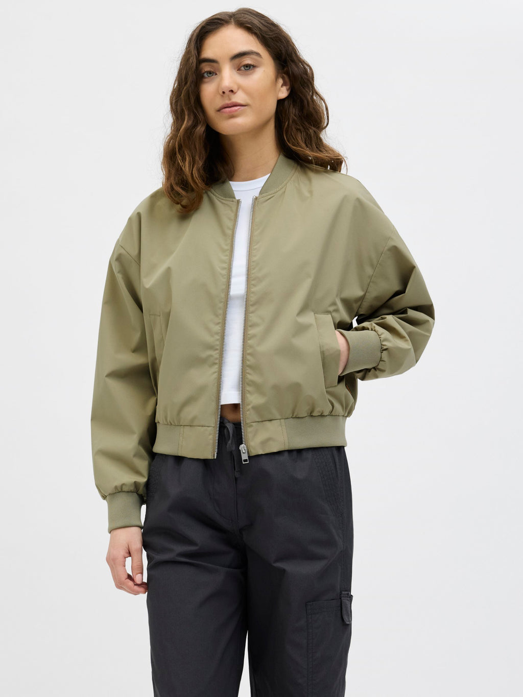 JXELLA - Bomber Jacket - aloe