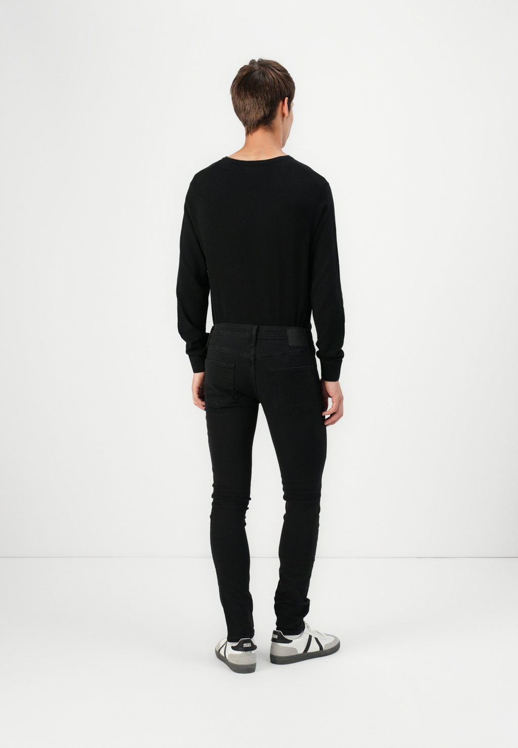 JJILIAM JJORIGINAL LOW RISE - Jeans Skinny Fit - black denim