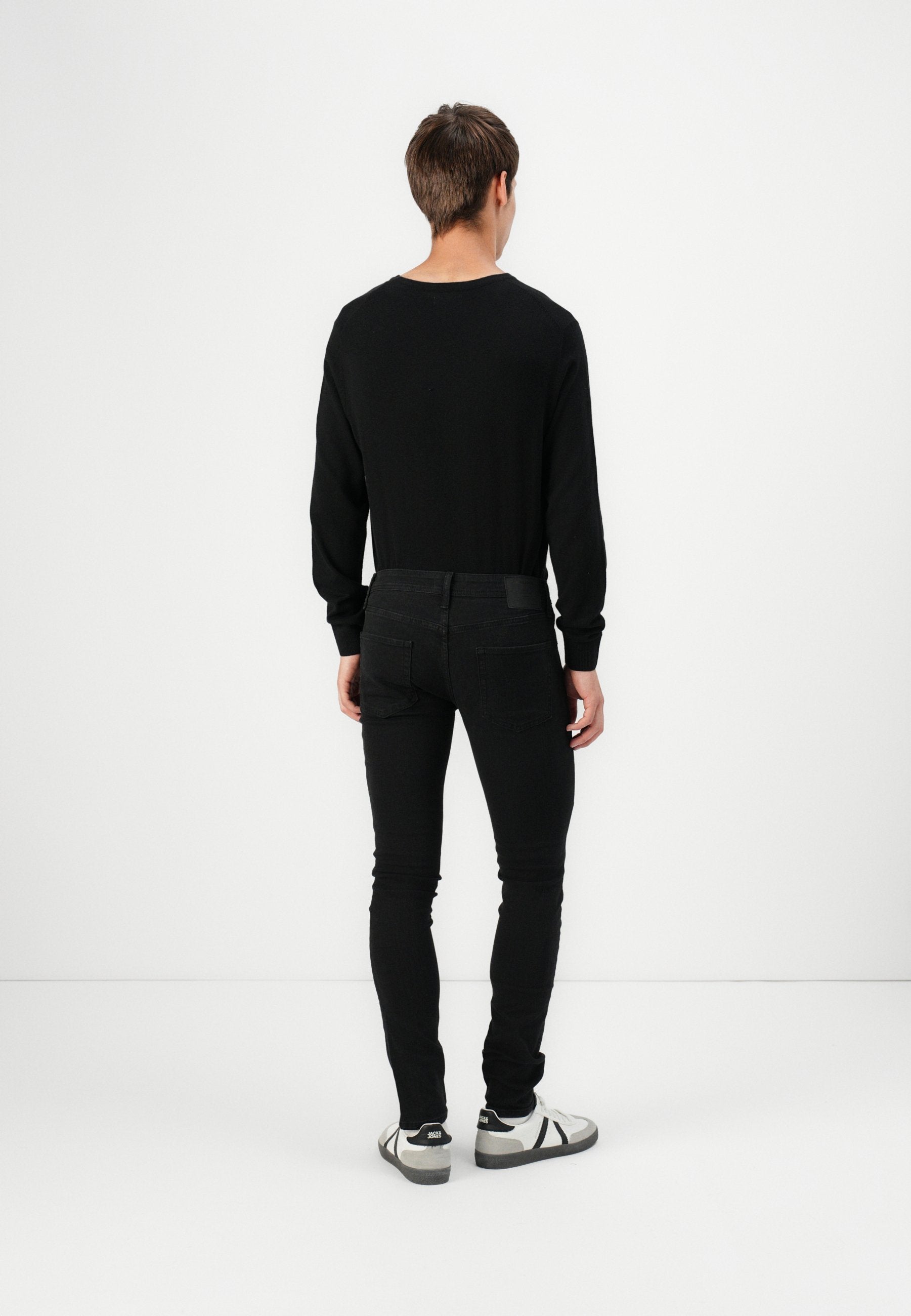 JJILIAM JJORIGINAL LOW RISE - Jeans Skinny Fit - black denim