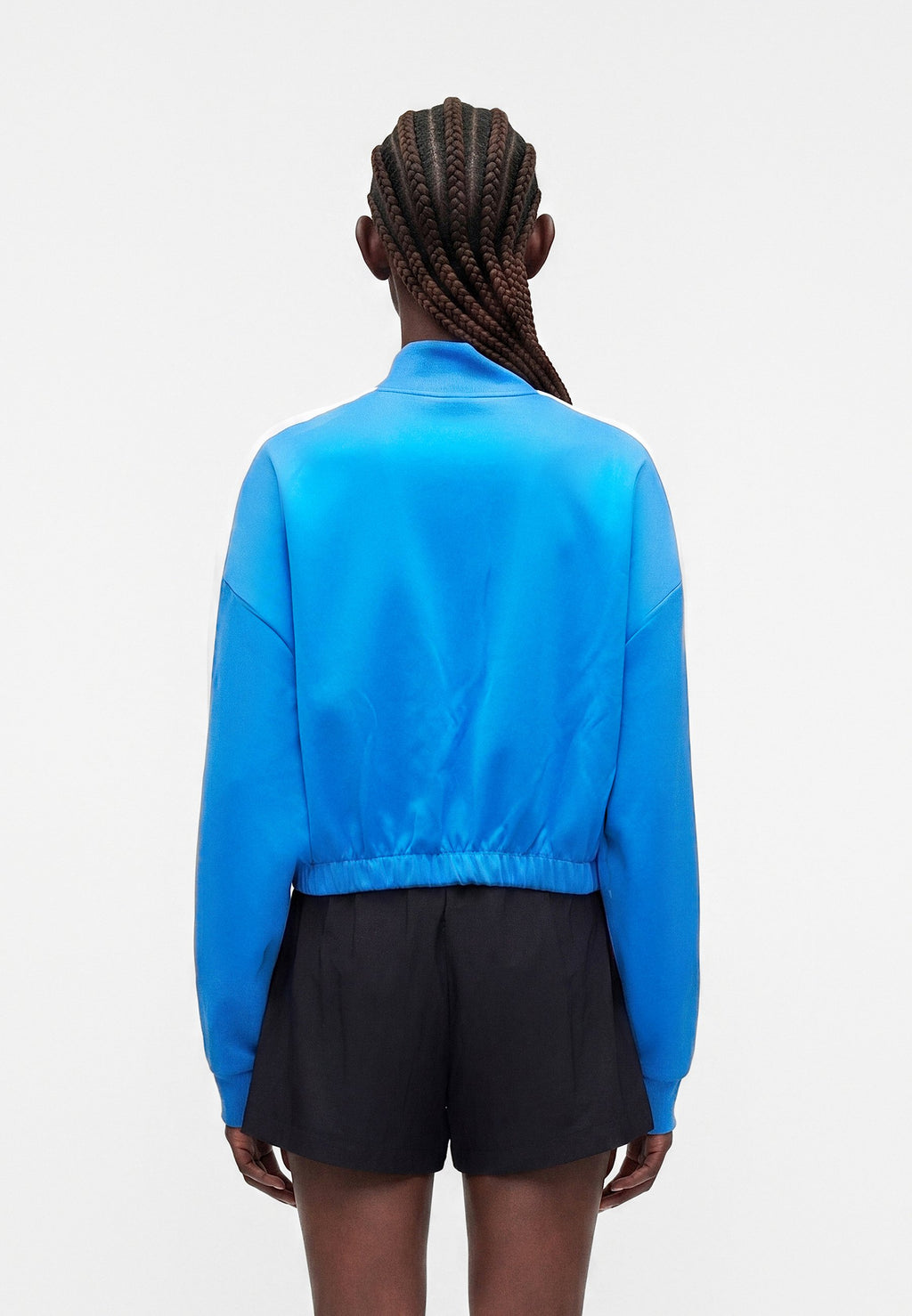 Zip-up sweatshirt - photo blue/sail