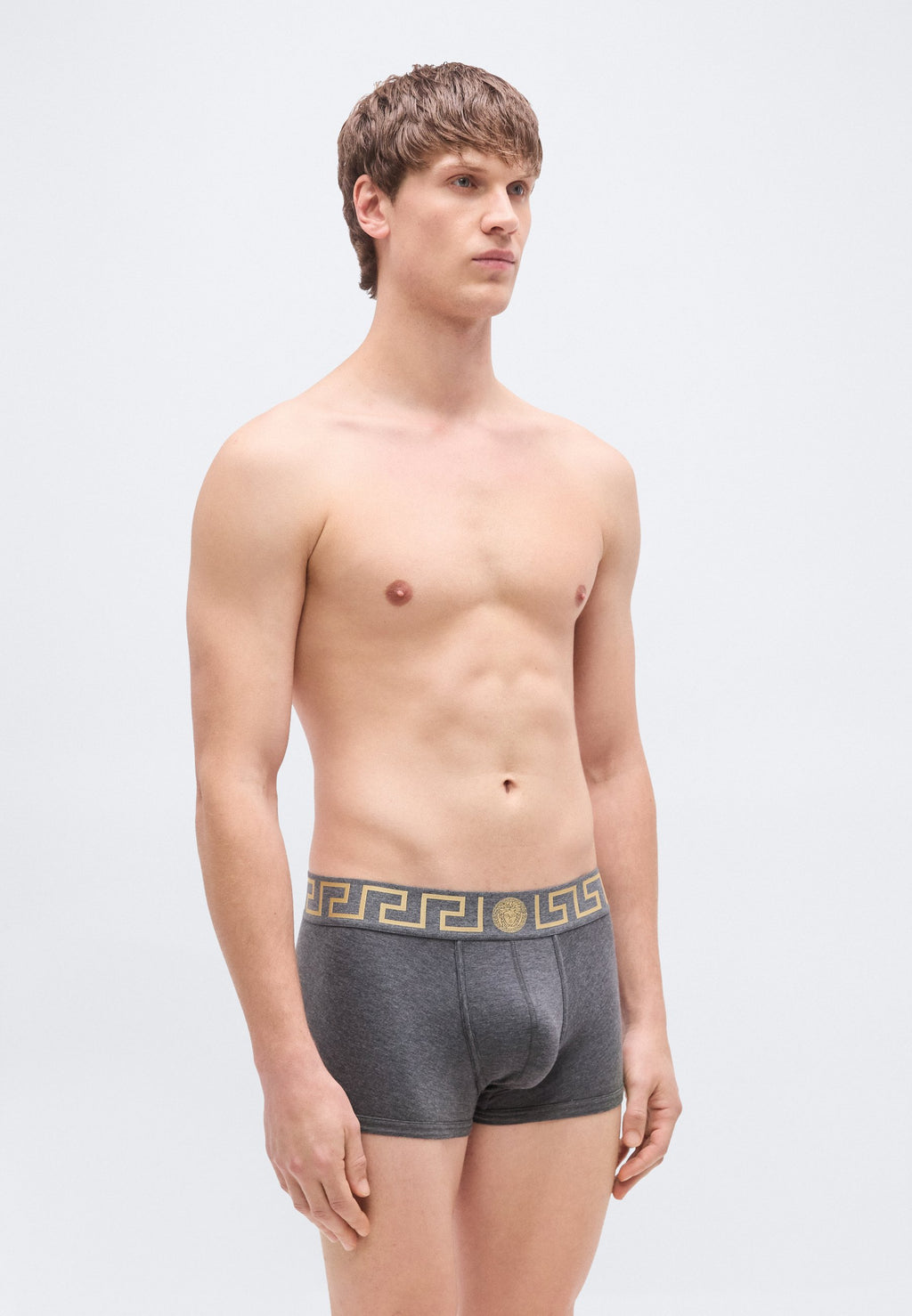 UNDERPANTS LOW RISE TRUNK - Trunks - grey/gold-coloured