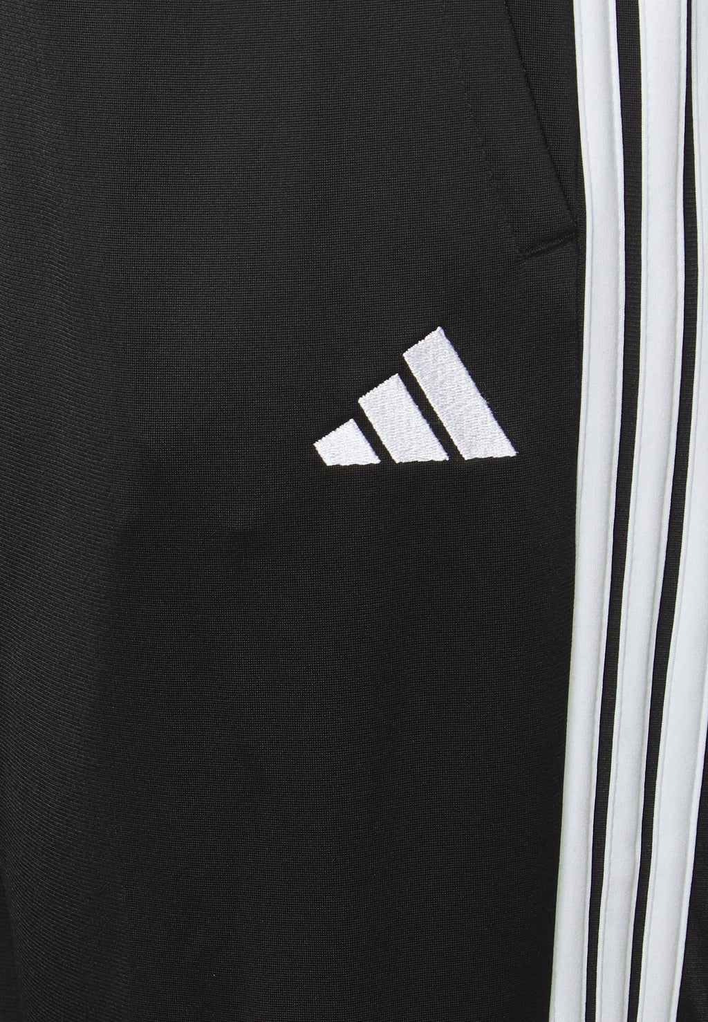 3-STRIPES TRACK PLUS SIZE - Tracksuit bottoms - black/white