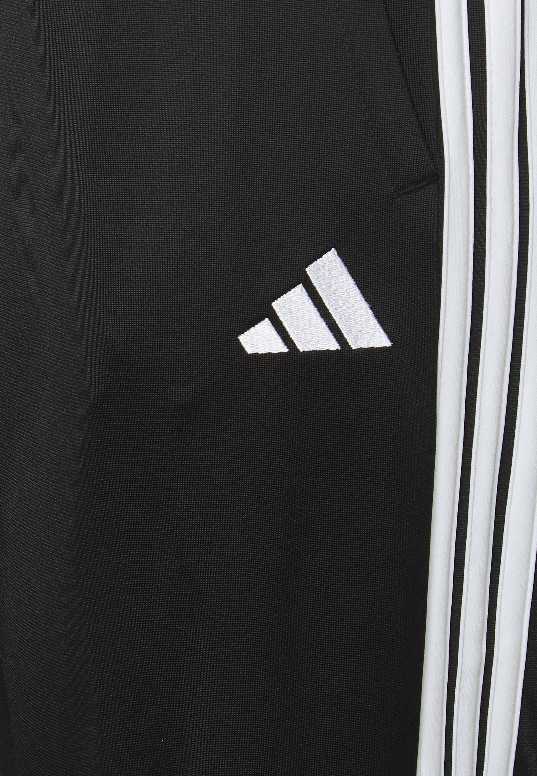 3-STRIPES TRACK PLUS SIZE - Tracksuit bottoms - black/white
