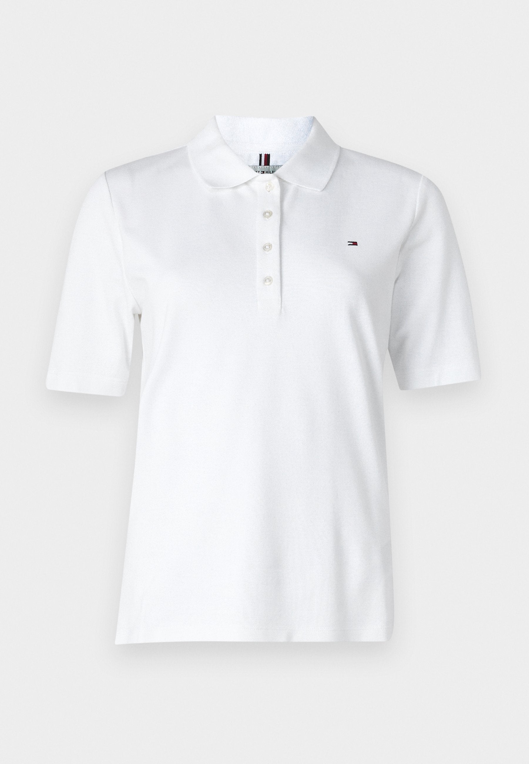 Polo yaka tişört - optik beyaz