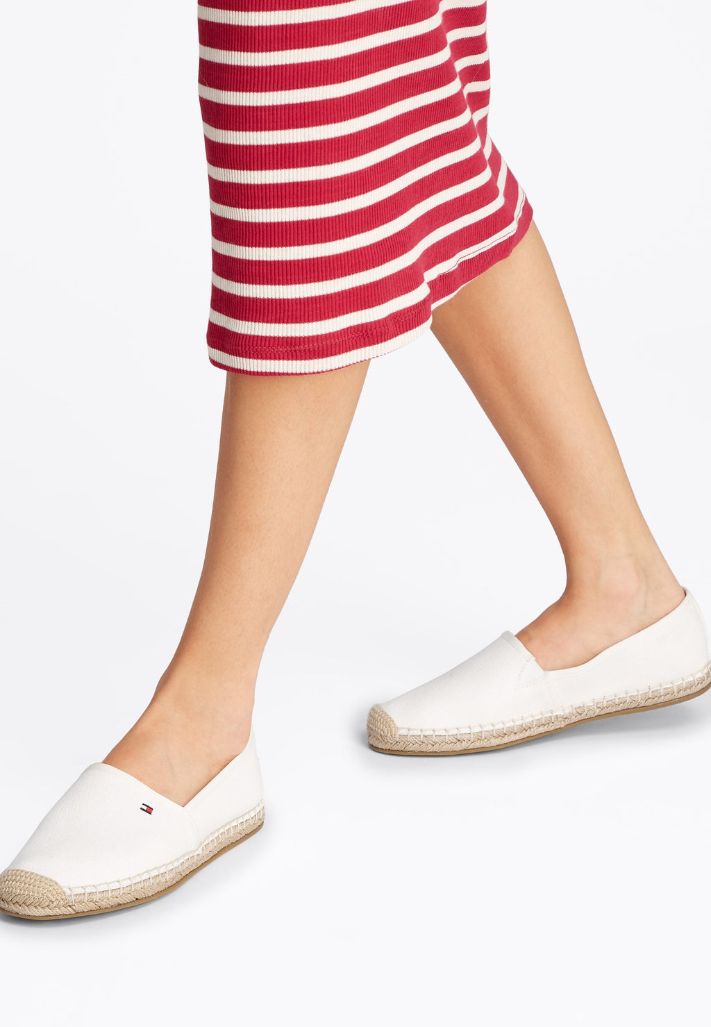 FLAG EMBROIDERY CANVAS ESPADRILLES - Espadrilles - ecru