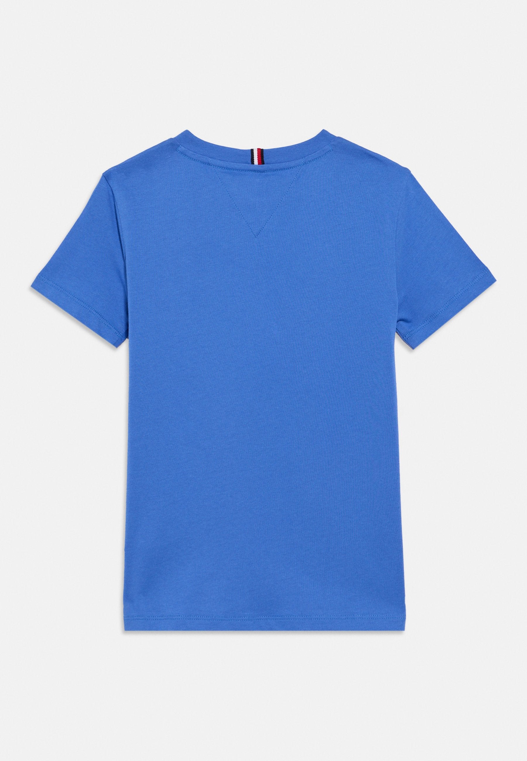 T-SHIRT EN JERSEY COL ROND À LOGO - T-shirt imprimé - bleu empire