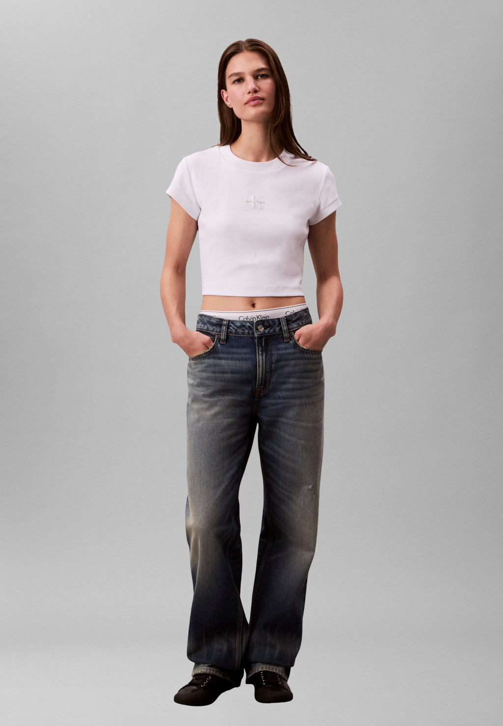 Print T-shirt - brilliant white