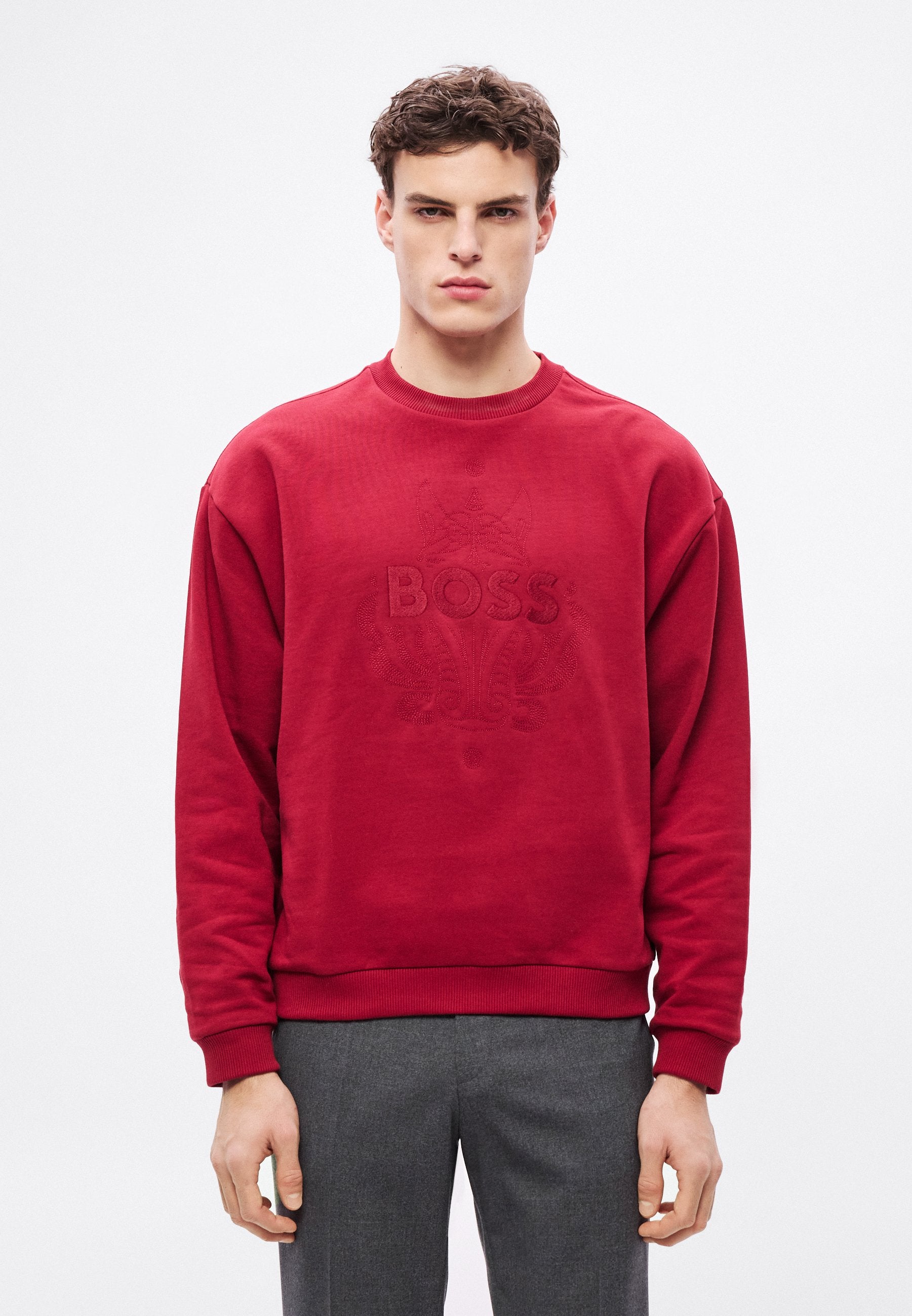 HONG - Sweatshirt - medium red