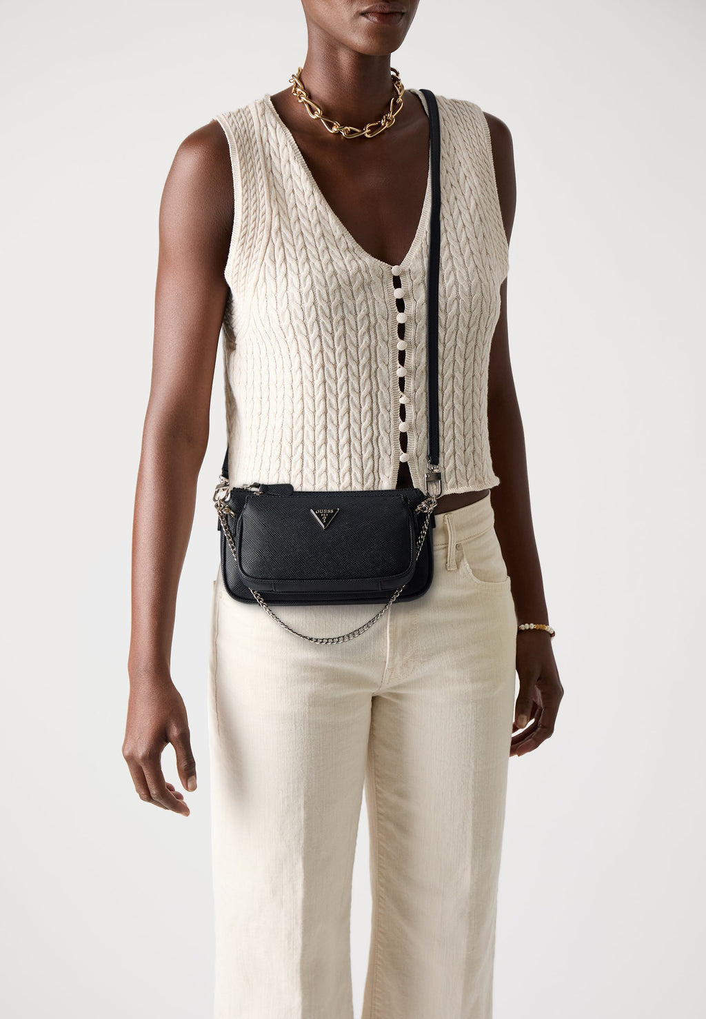 NOELLE II POUCH - Cross body bag - black