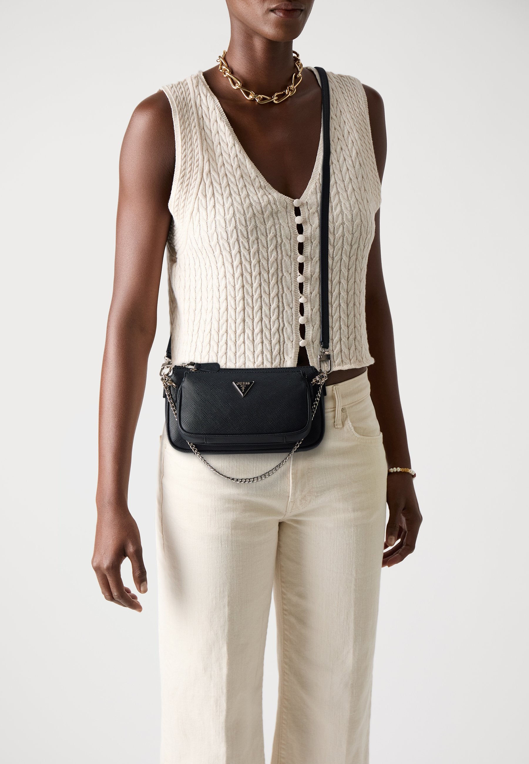 NOELLE II POUCH - Cross body bag - black