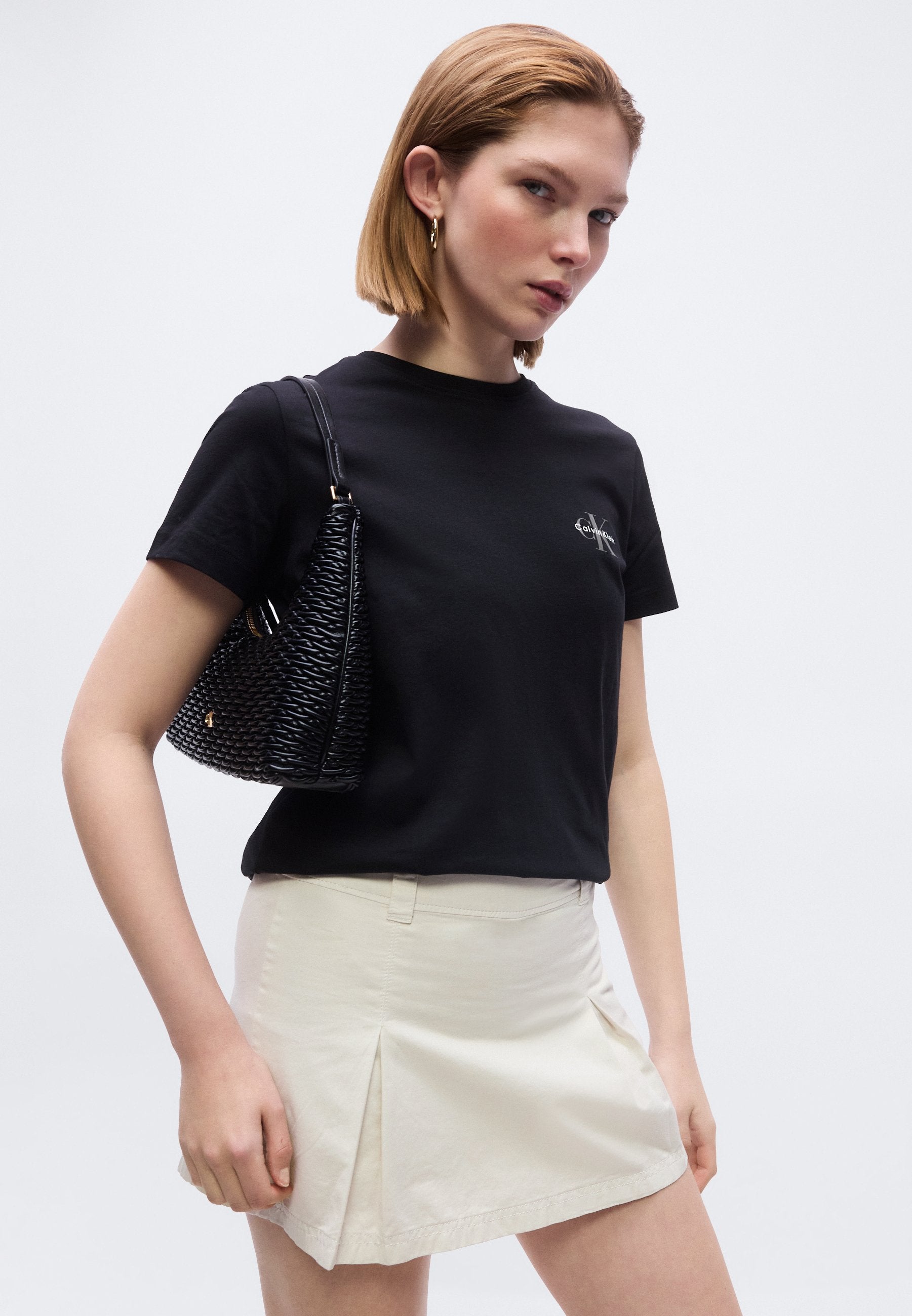 MONOLOGO TEE 2 PACK - Basic T-shirt - plein air/black